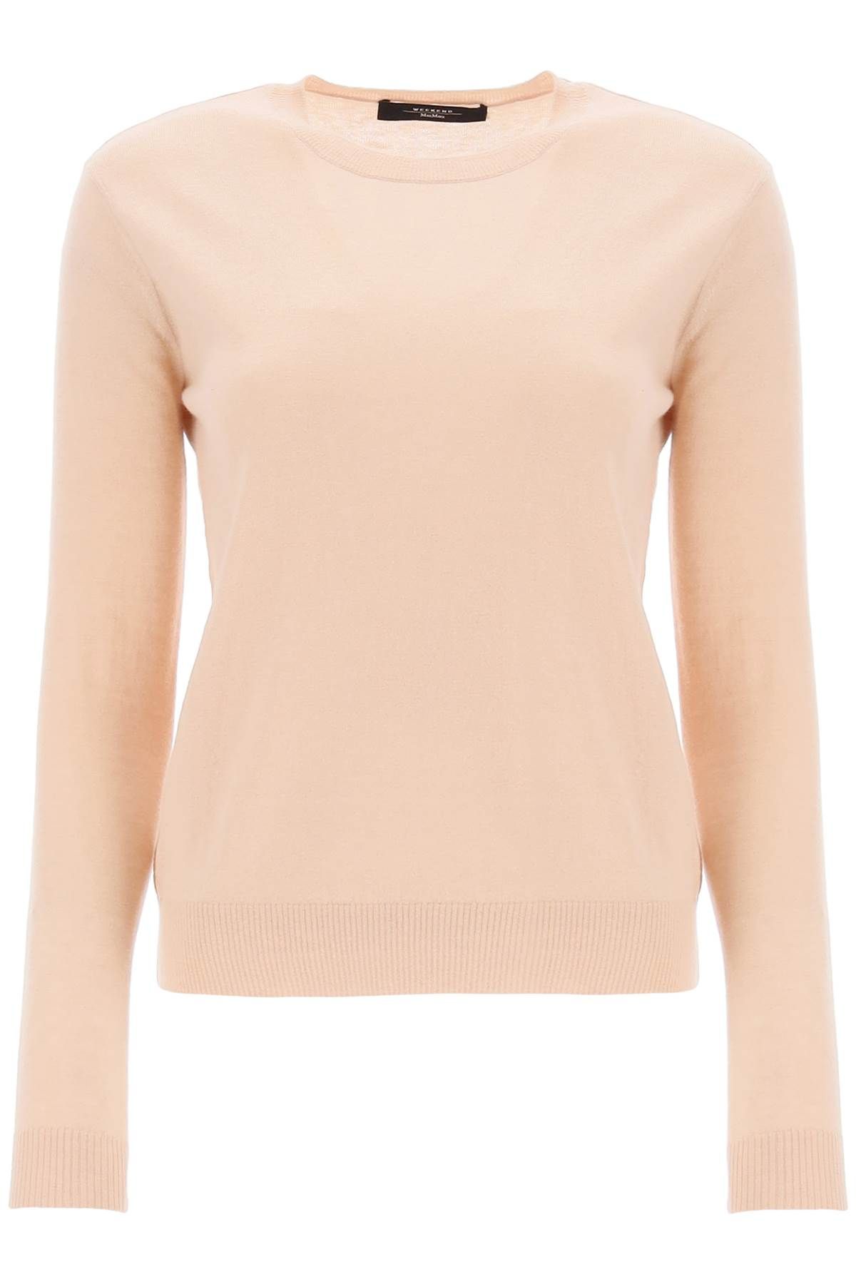 Shop Weekend Max Mara Mochi Wool-cashmere Sweater In Neutro