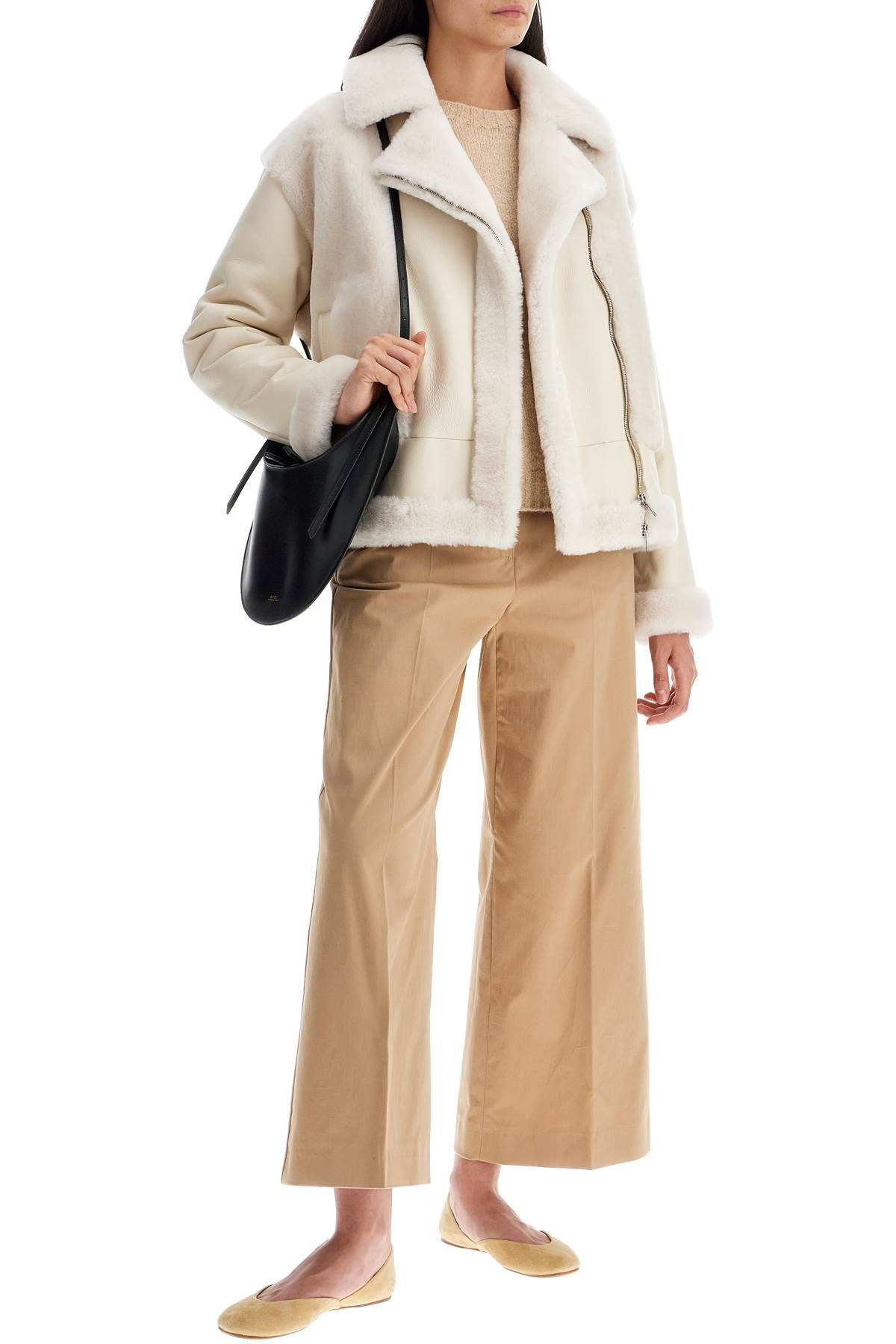 Shop Weekend Max Mara "alpaca Blend Icy In Beige