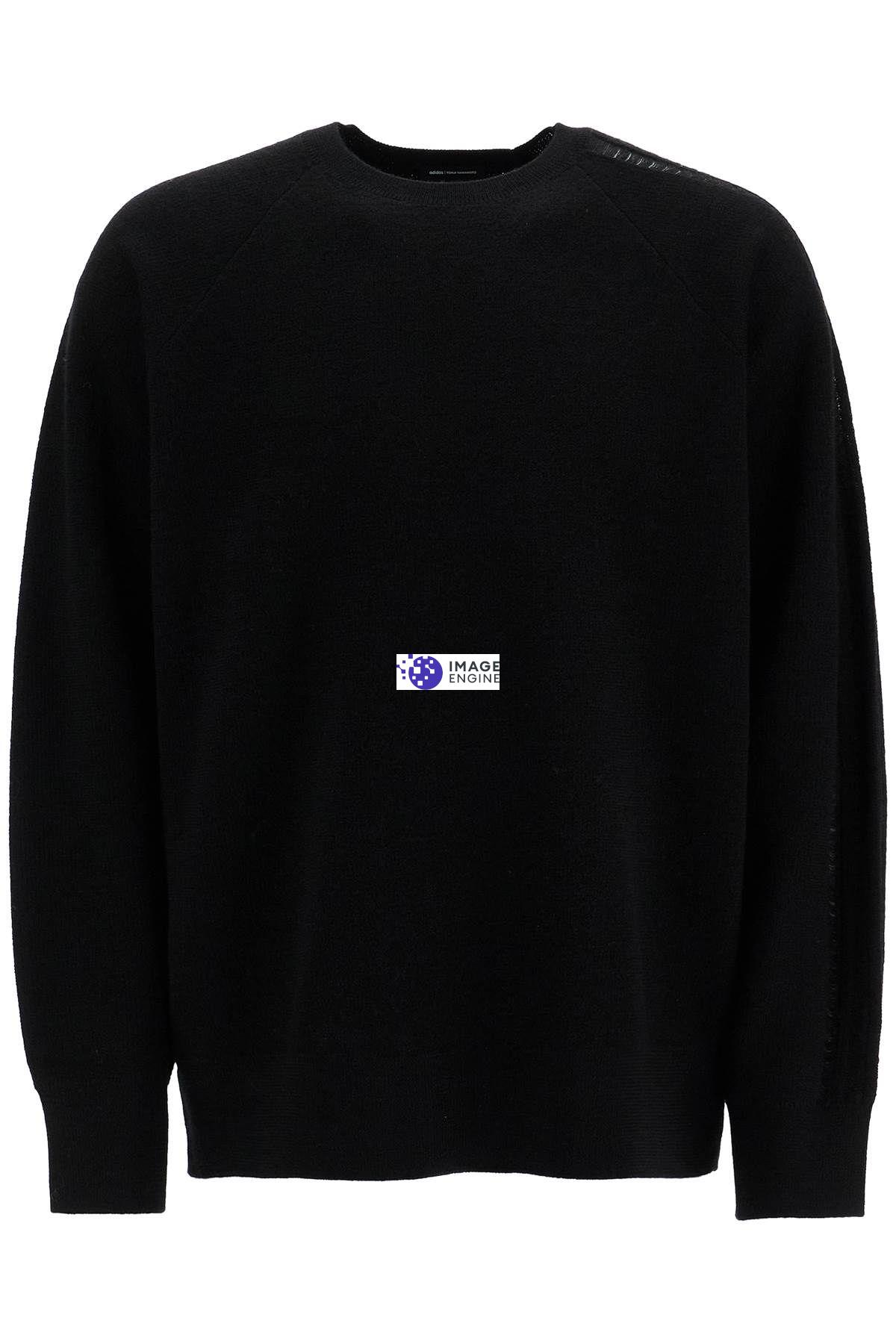 Y-3 Wool Crewneck Pullover In Black