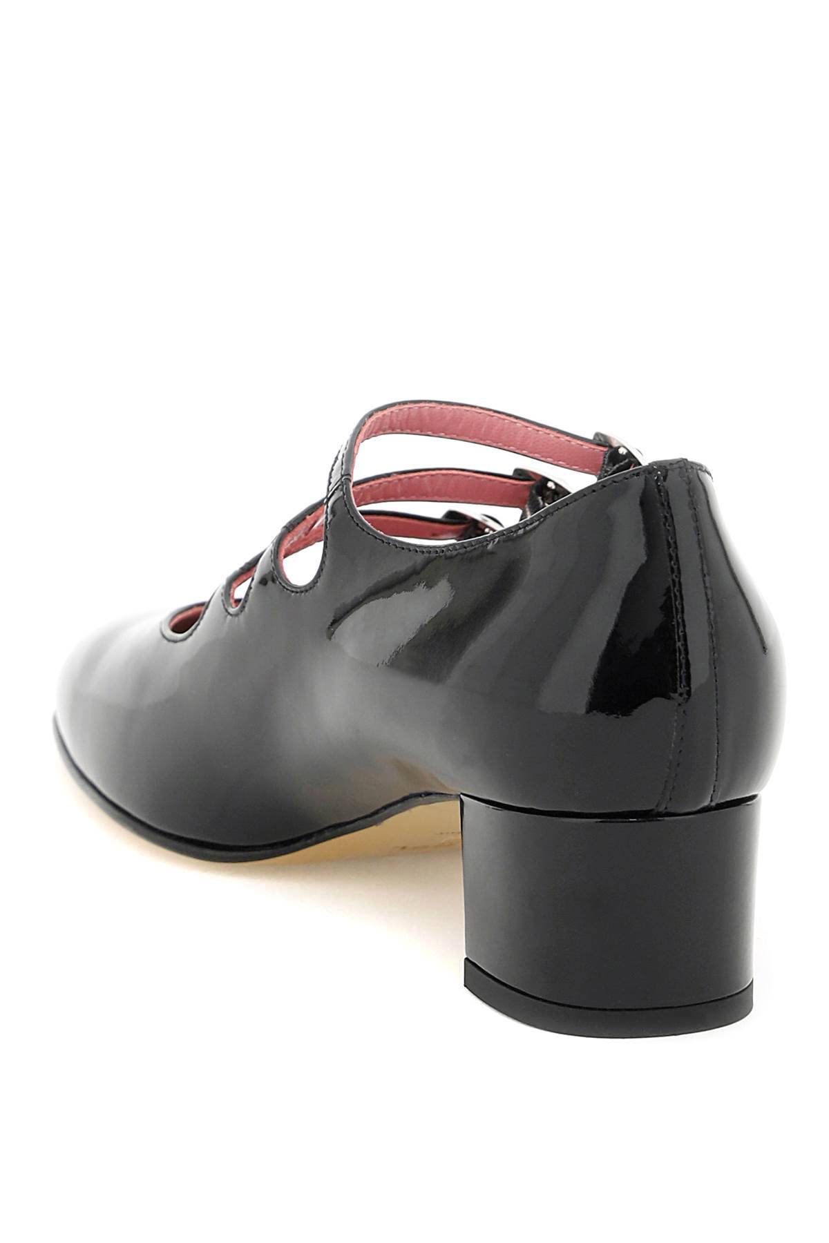 Shop Carel Patent Leather Kina Mary Jane In Black