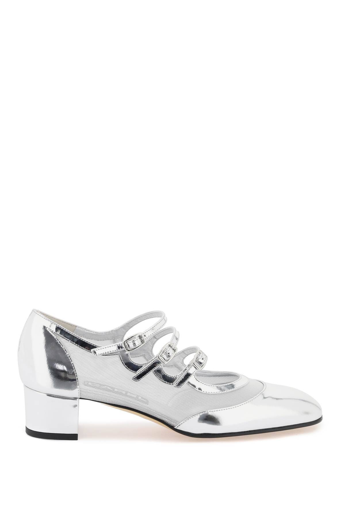 Shop Carel Mary Jane Knight In Silver