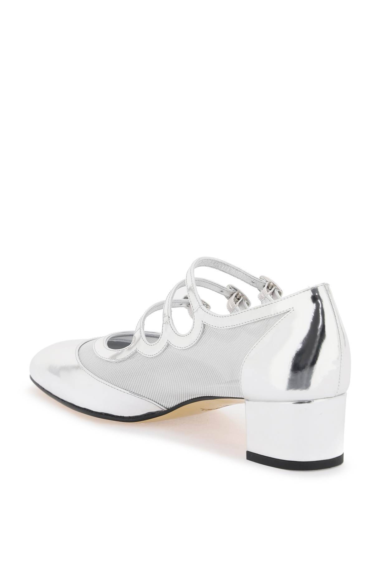 Shop Carel Mary Jane Knight In Silver