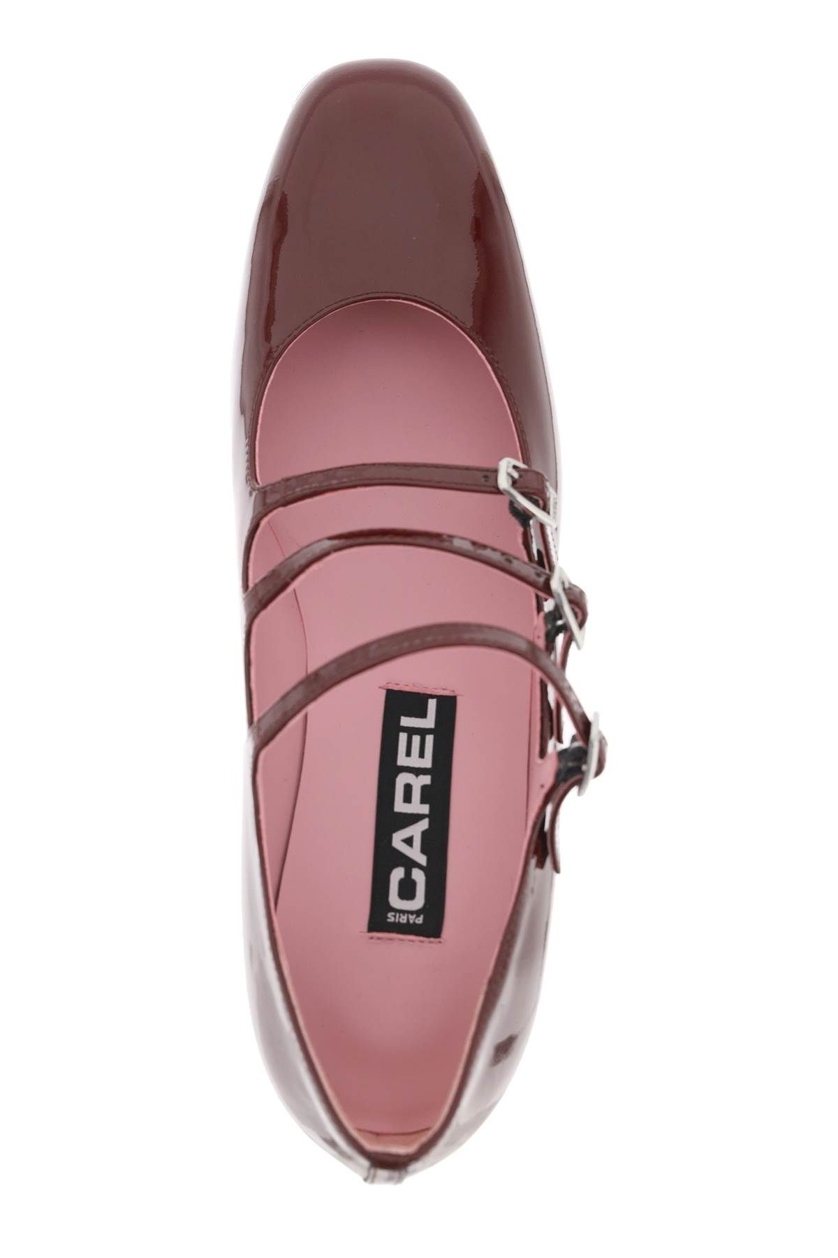 Shop Carel Patent Leather Kina Mary Jane In Red