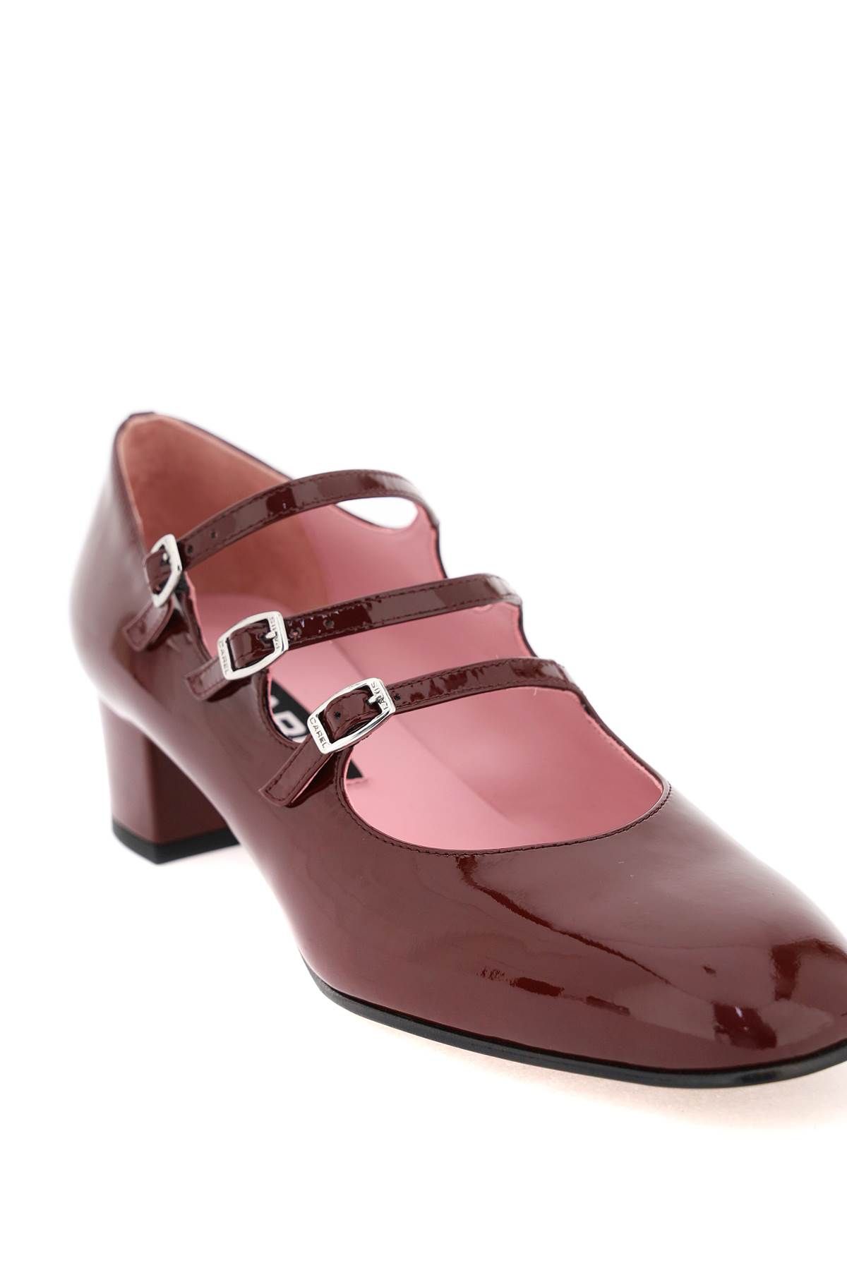 Shop Carel Patent Leather Kina Mary Jane In Red