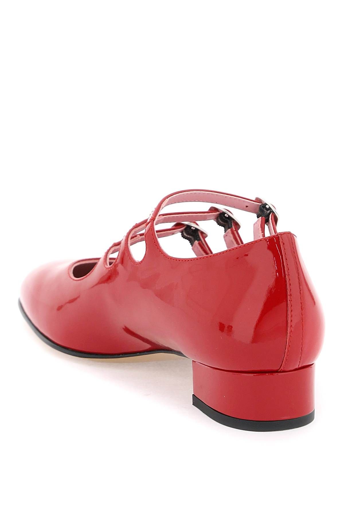 Shop Carel Patent Leather Ariana Mary Jane In Red