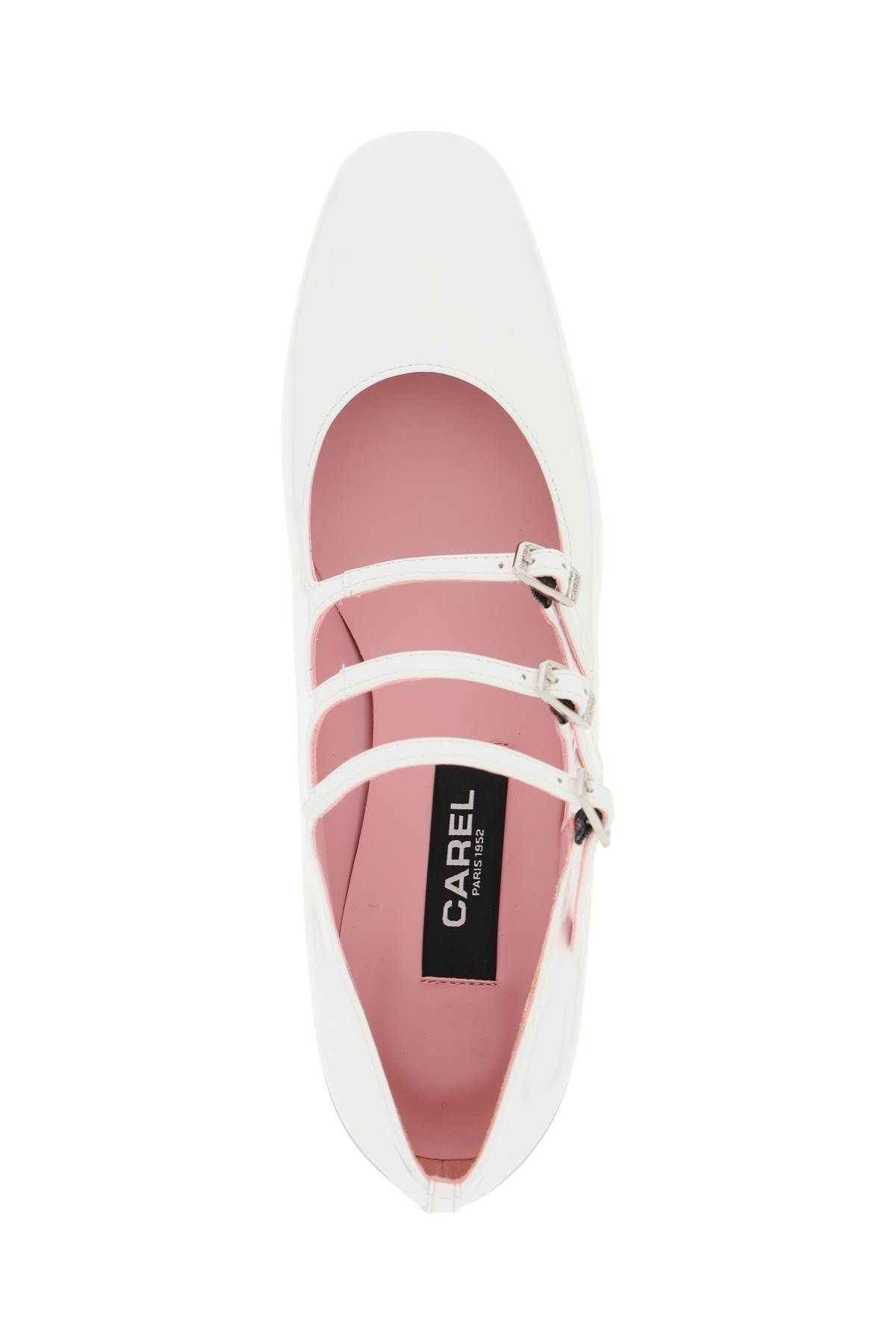 Shop Carel Patent Leather Ariana Mary Jane In White