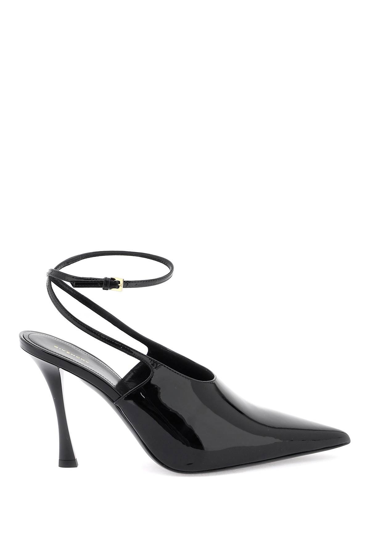 Shop Givenchy Patent Leather Slingback Pumps In Black