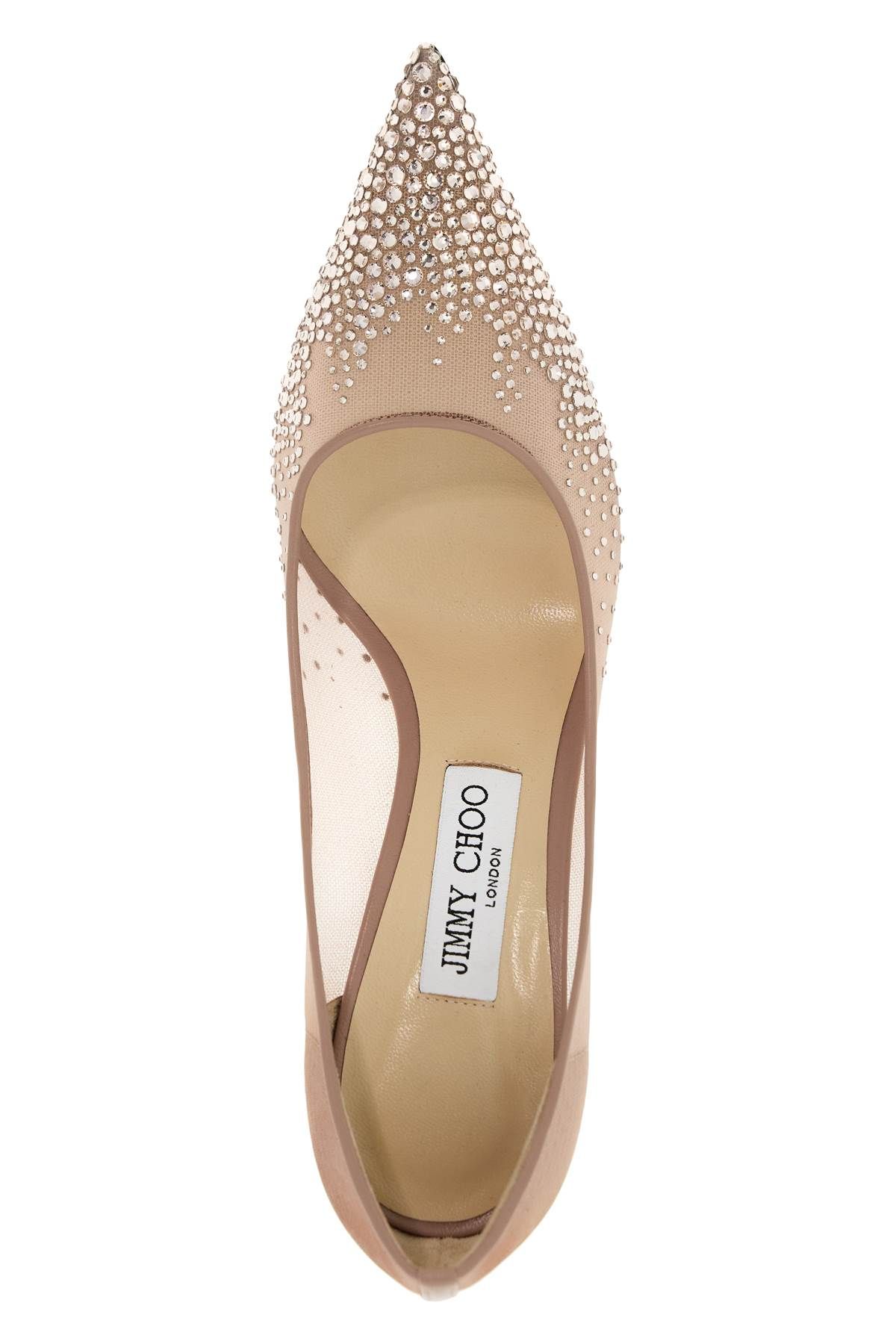 Shop Jimmy Choo 'love 85' Pumps In Neutro