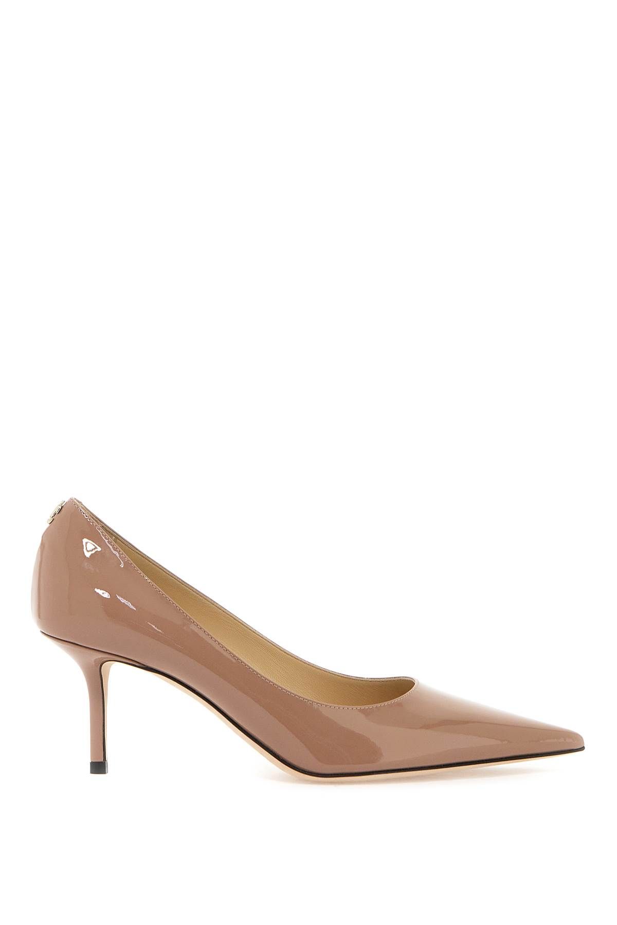 Shop Jimmy Choo Patent Leather Love 65 Pumps In Neutro