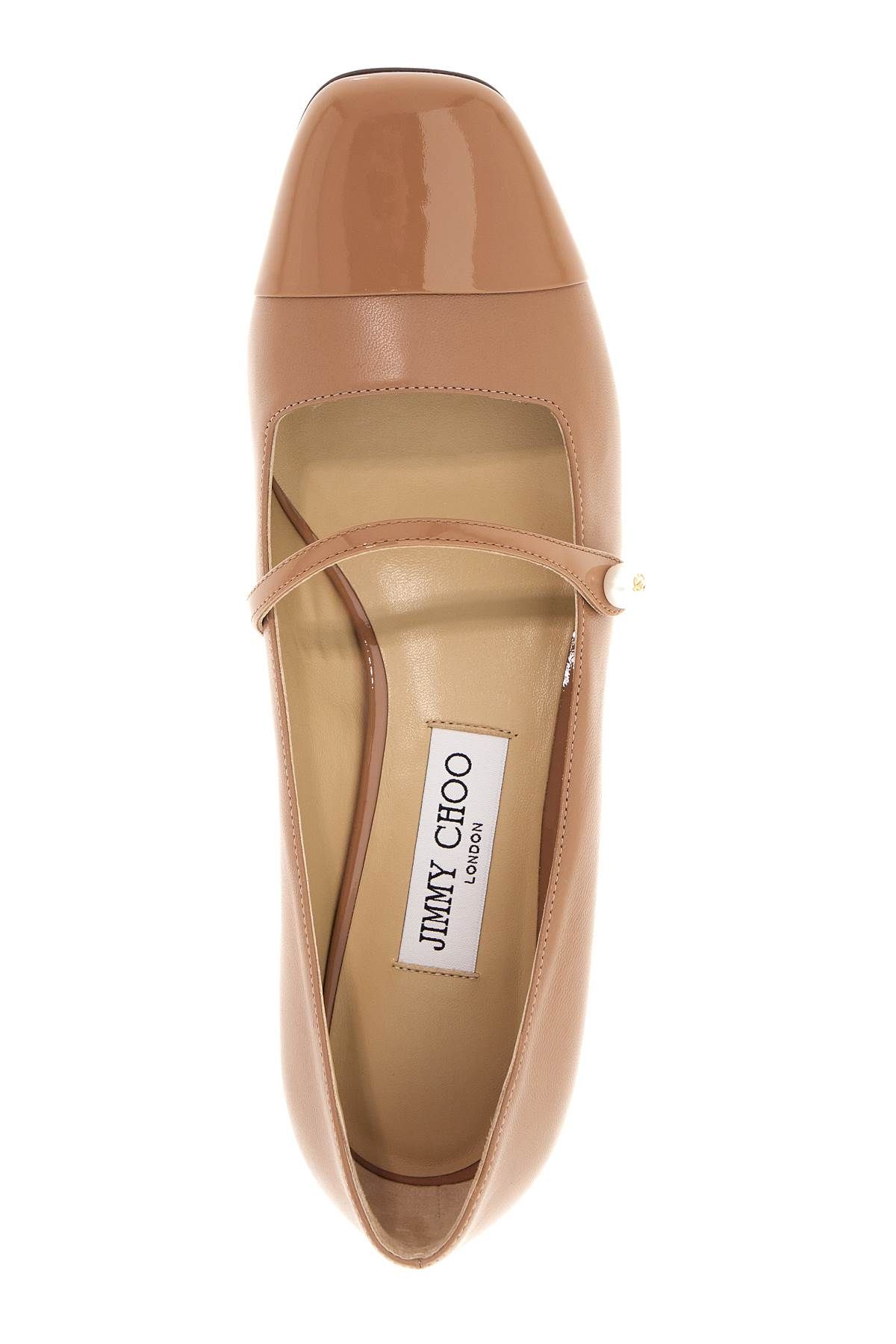 Shop Jimmy Choo 'mary Jane Elisa In Beige