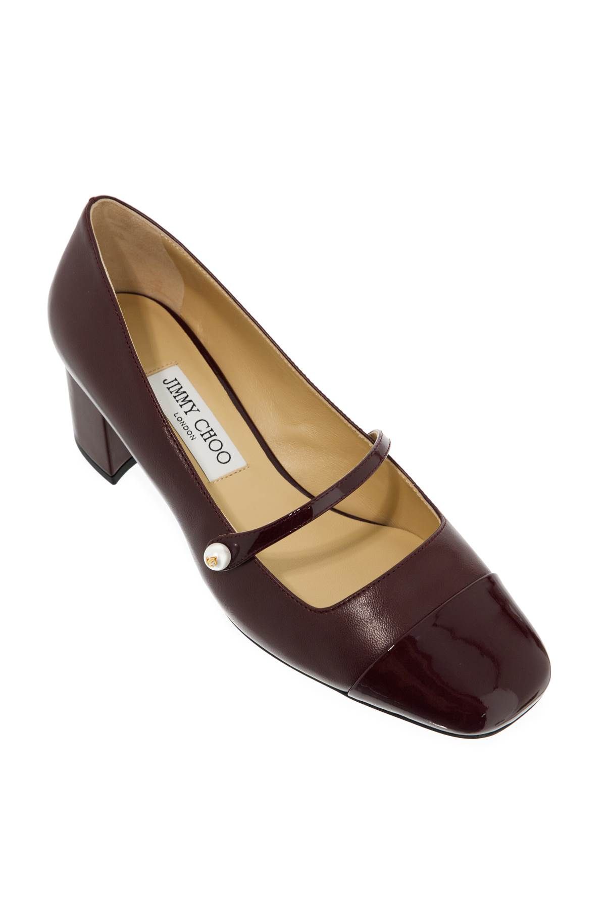 Shop Jimmy Choo 'mary Jane Elisa In Purple