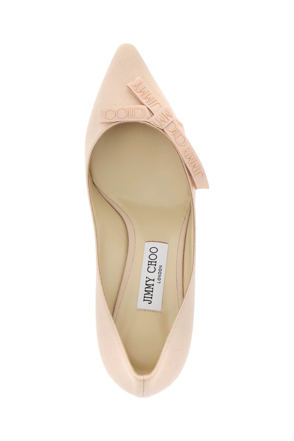 Shop Jimmy Choo "romy 60 Canvas Dé In Pink