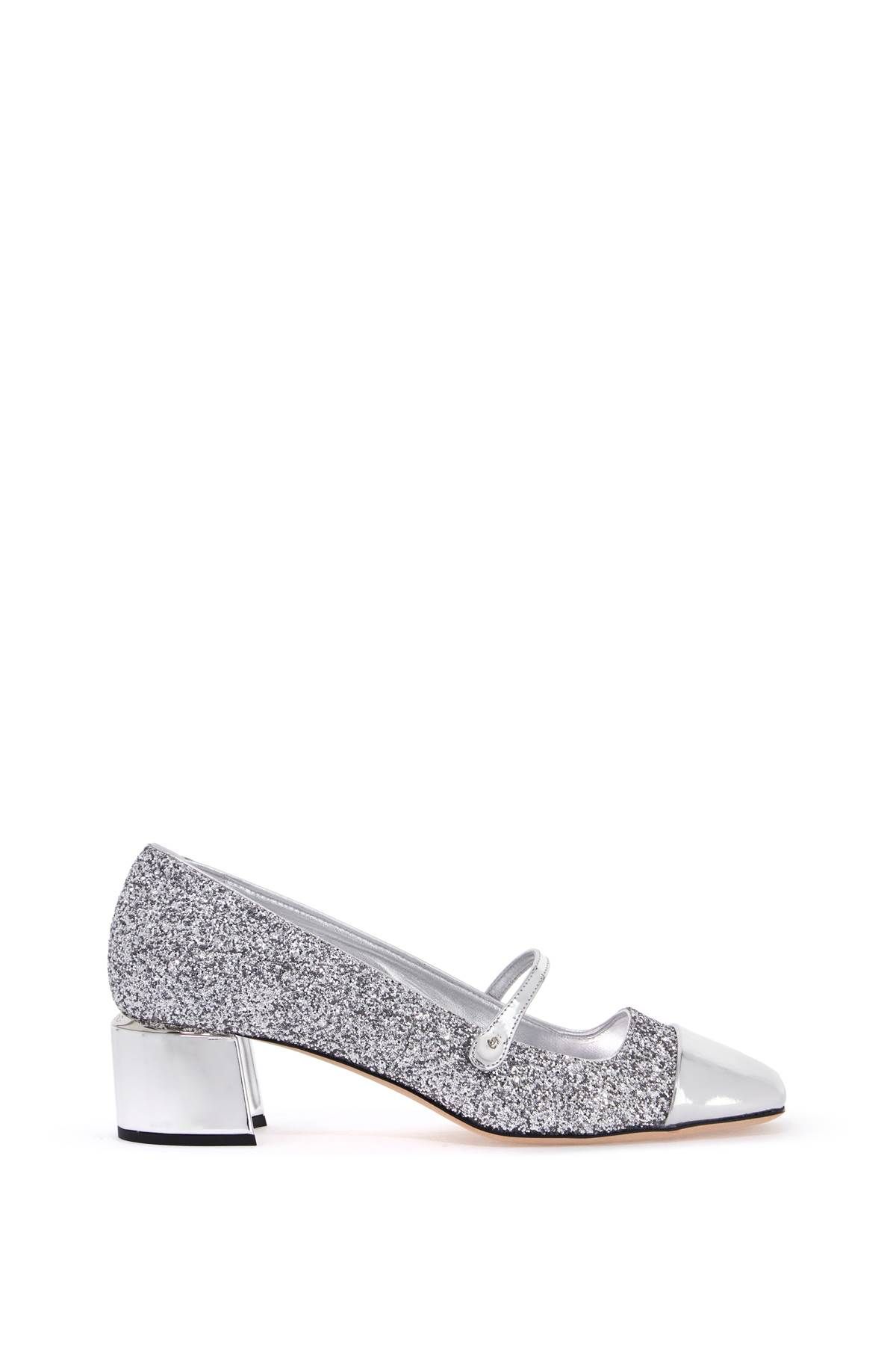 Shop Jimmy Choo "mary Jane Elisa In Silver