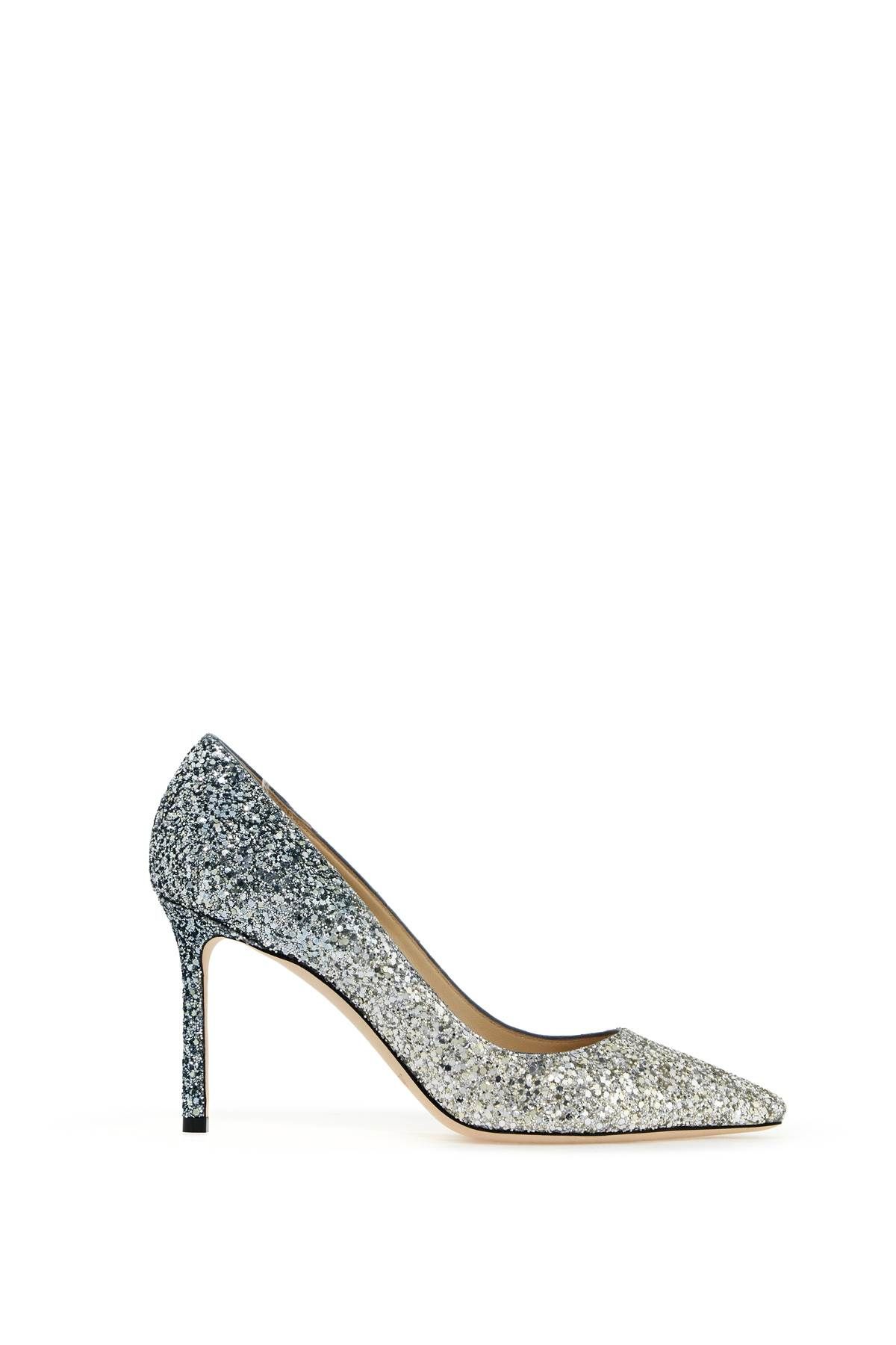 Shop Jimmy Choo Romy 85 Pumps In Silver