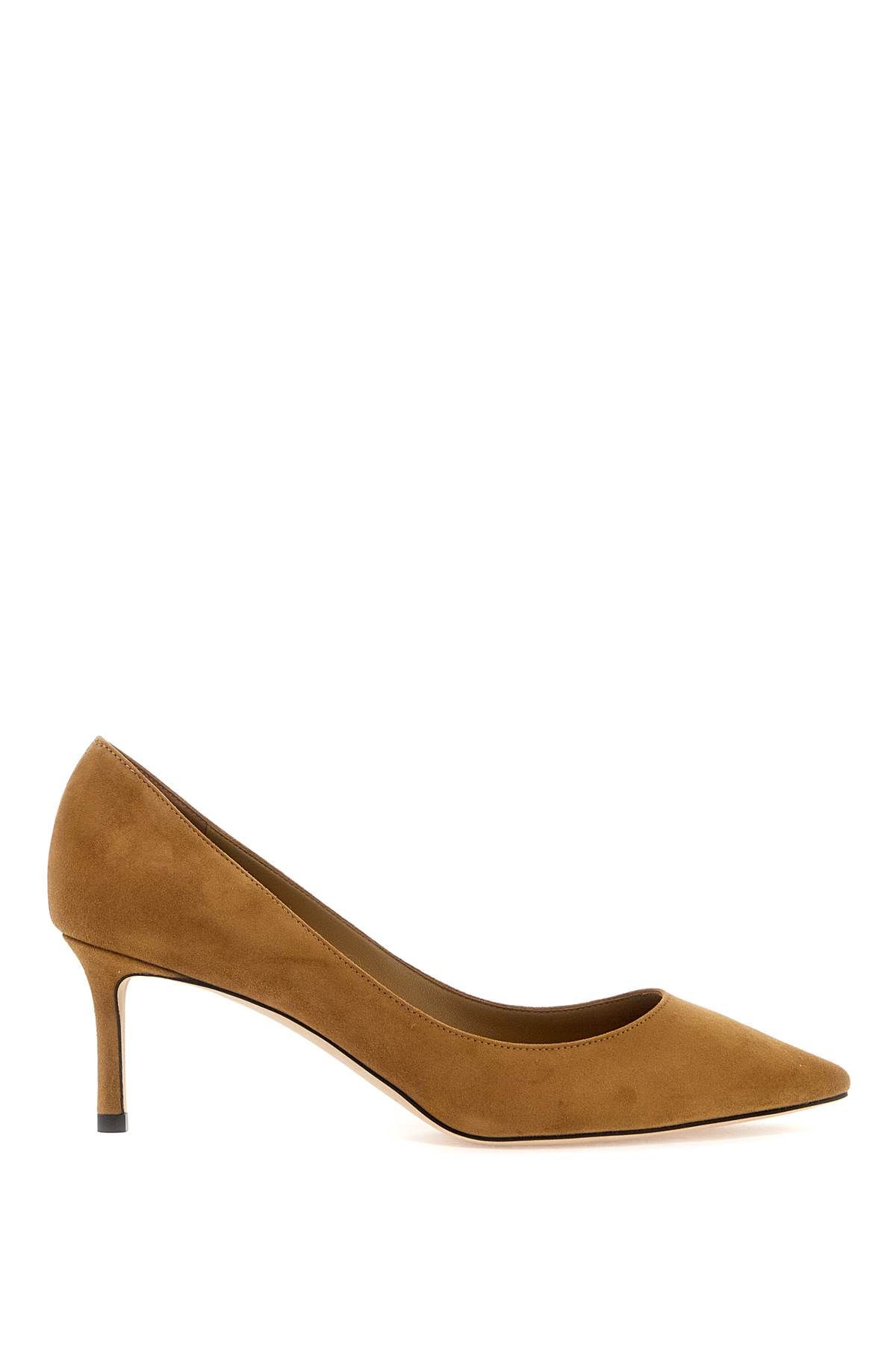 Jimmy Choo Suede Romy 60 Pumps In Beige