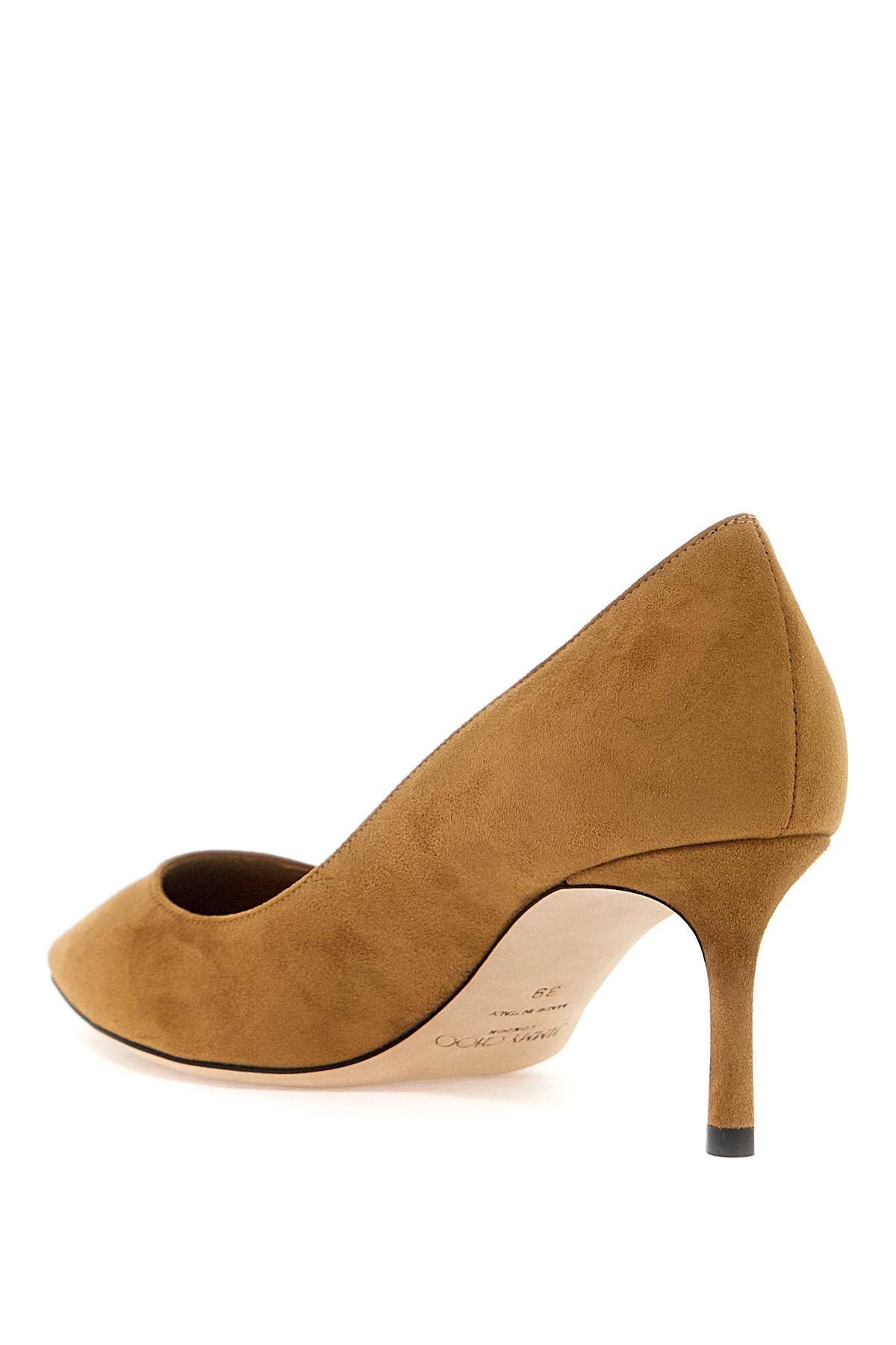 Shop Jimmy Choo Suede Romy 60 Pumps In Beige