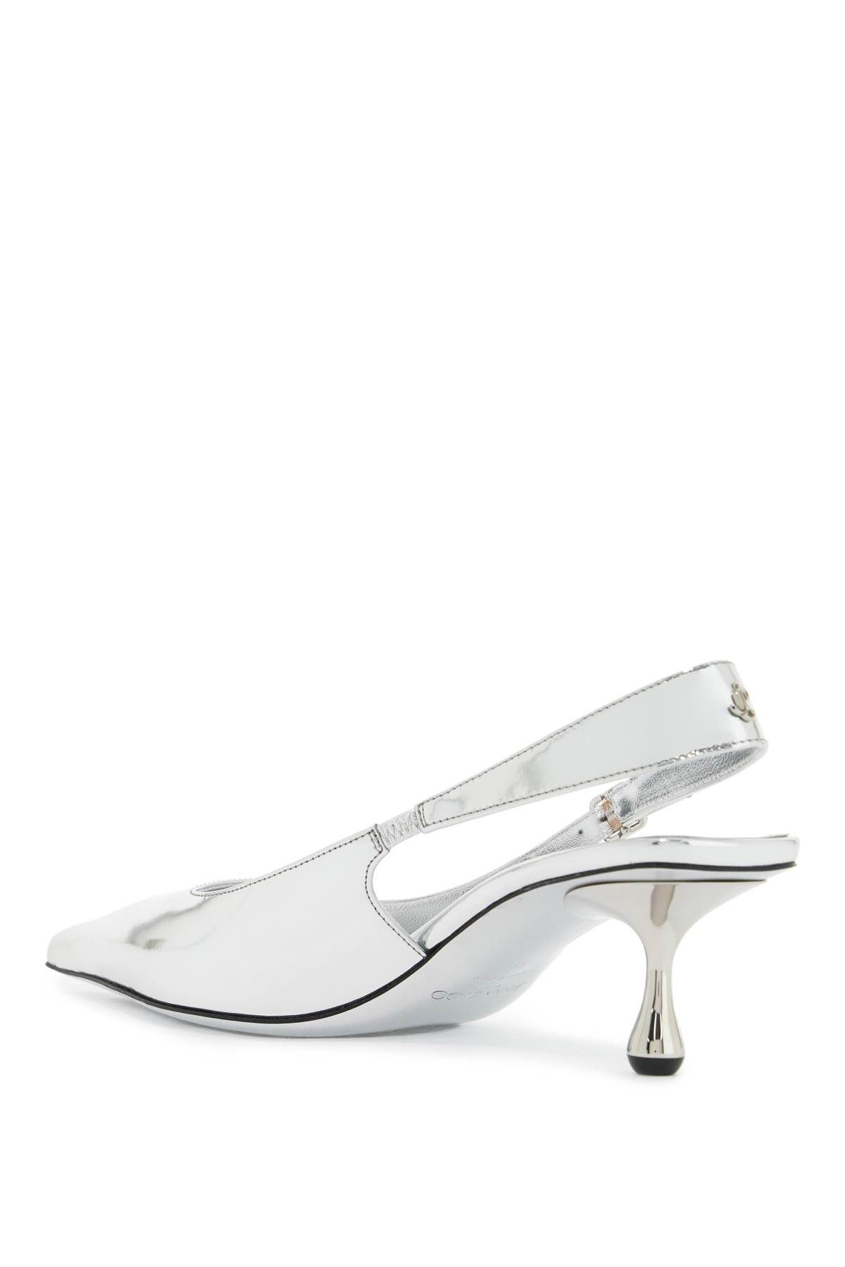 Shop Jimmy Choo Slingback Dã©collet In Silver