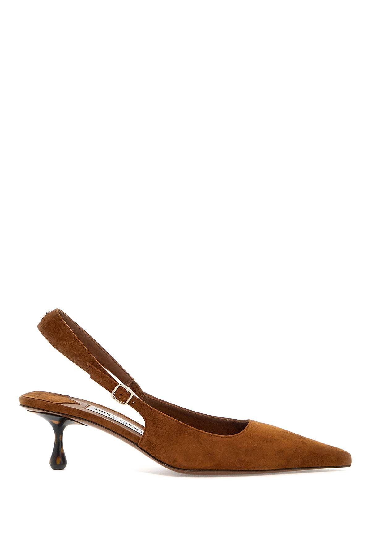 Shop Jimmy Choo Slingback Amel In Brown