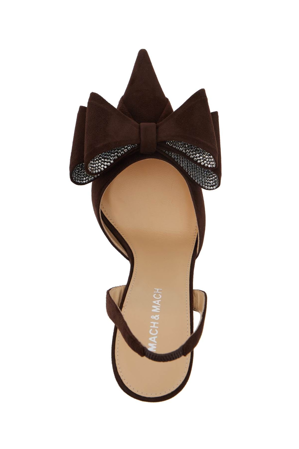 Shop Mach E Mach Slingback Décollet In Brown