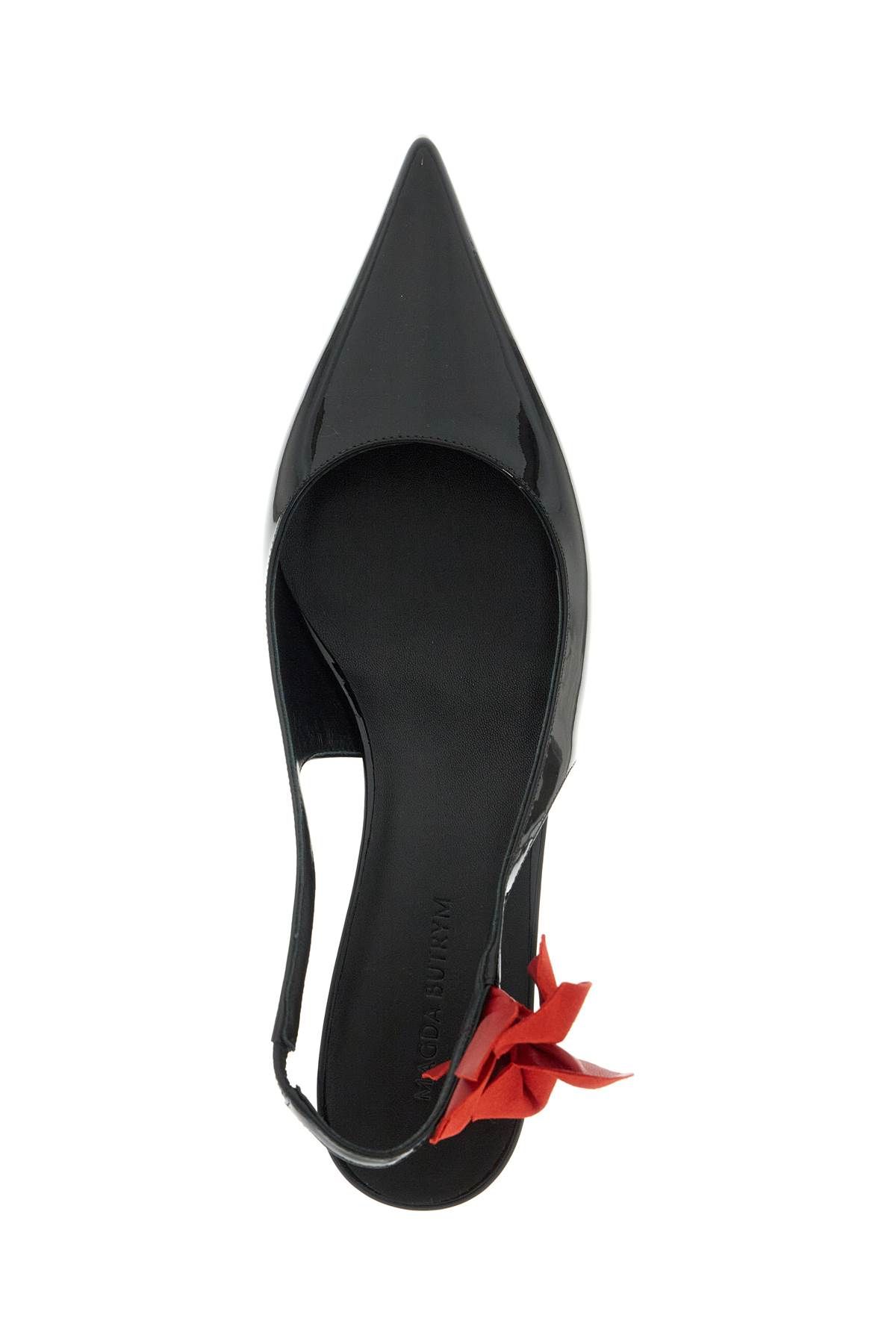 Shop Magda Butrym Slingback Décolleté In Black