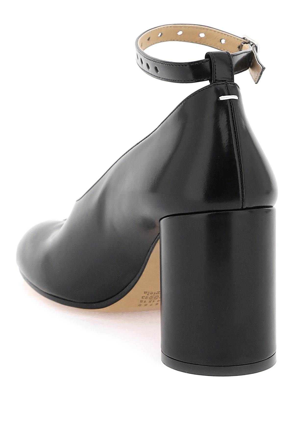 Shop Maison Margiela Tabi Mary Jane Pumps In Black