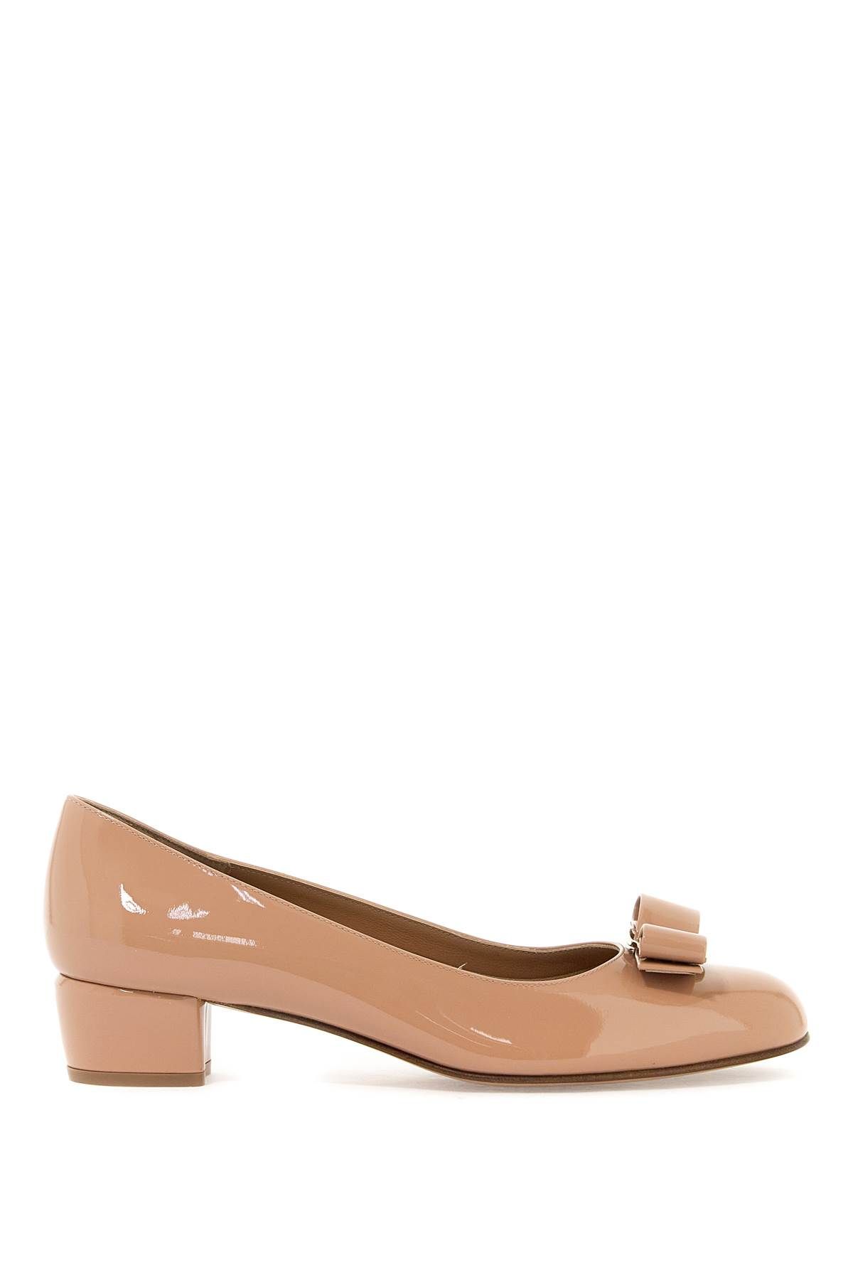 Shop Ferragamo Vara Pumps In Neutro