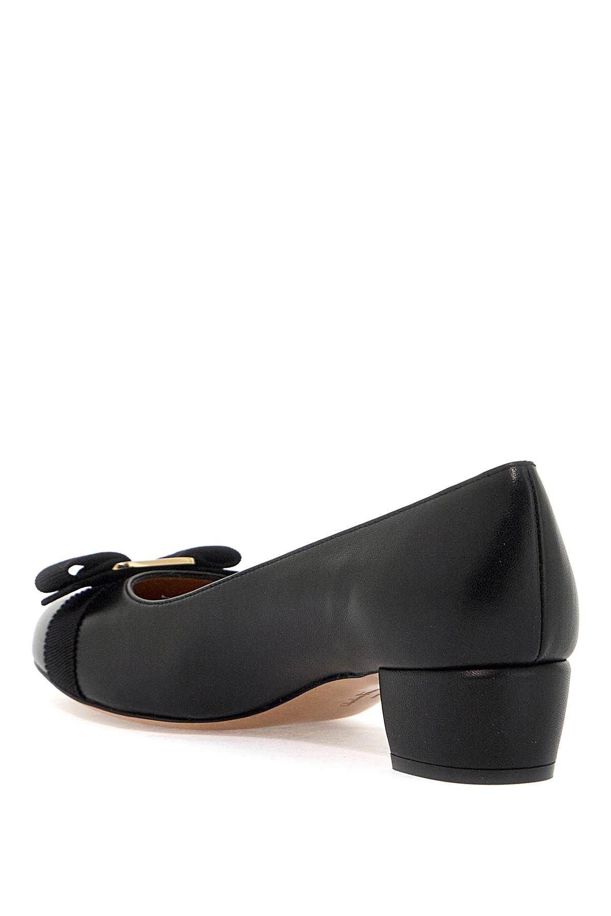 Shop Ferragamo "vara Bow Dé In Black