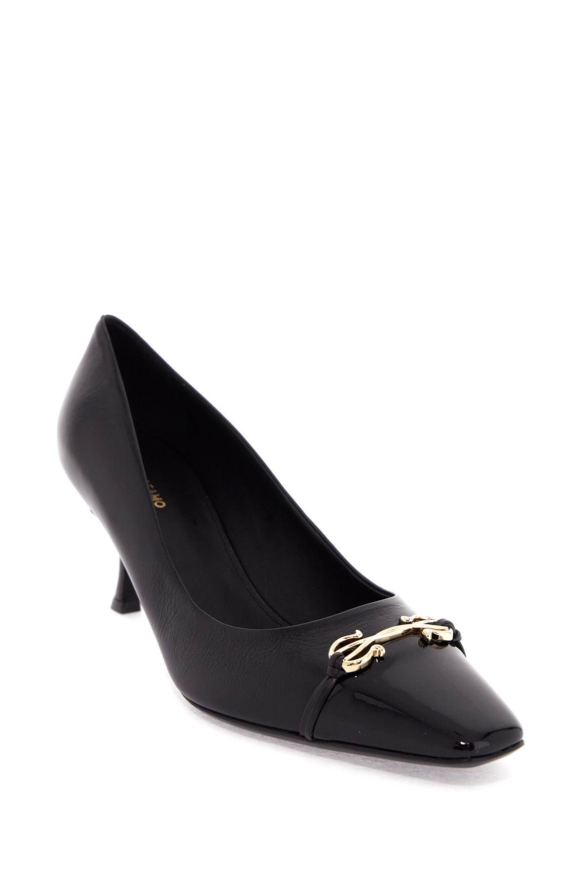 Shop Ferragamo "gancini Ornament In Black