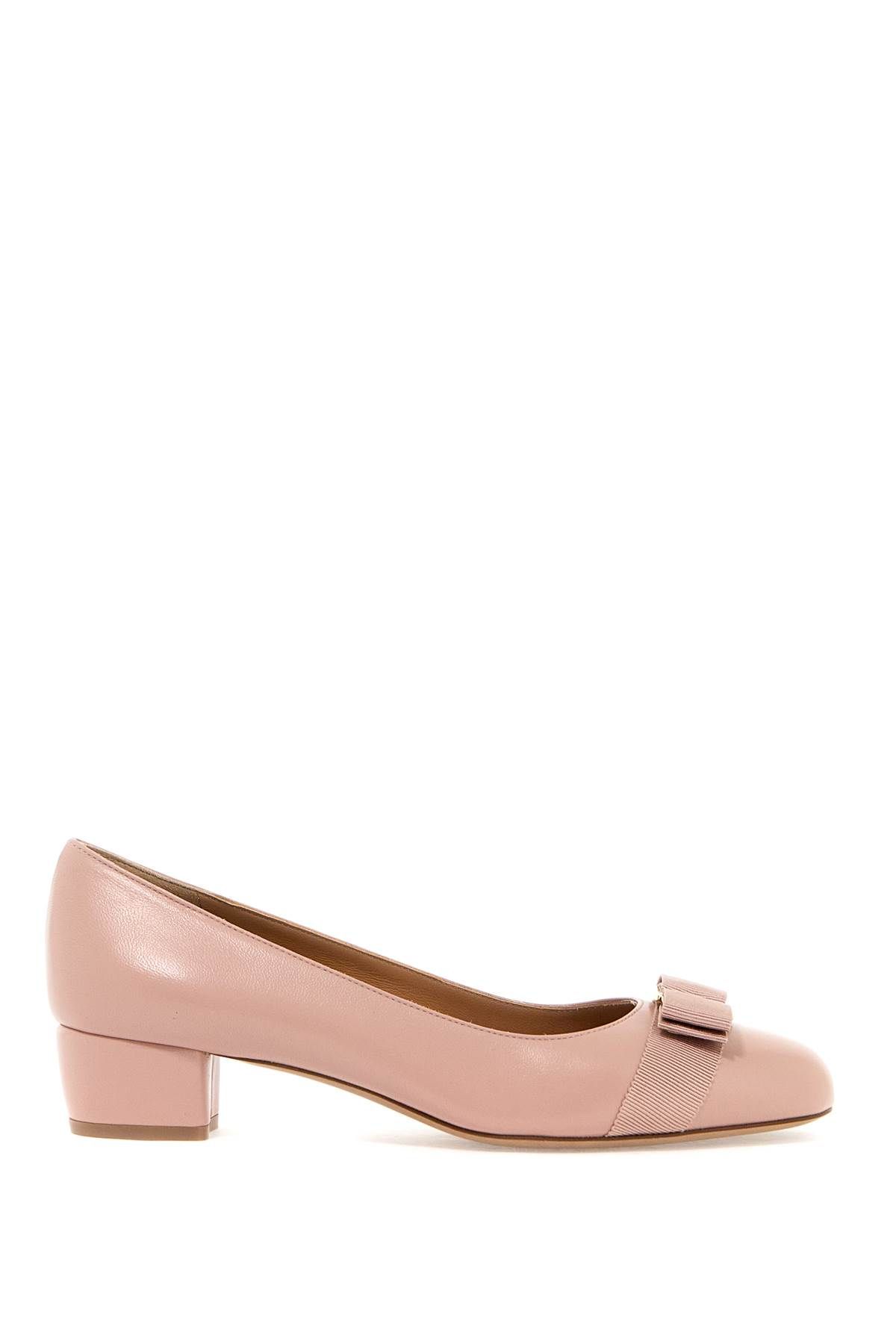 Shop Ferragamo "vara Bow Dé In Pink