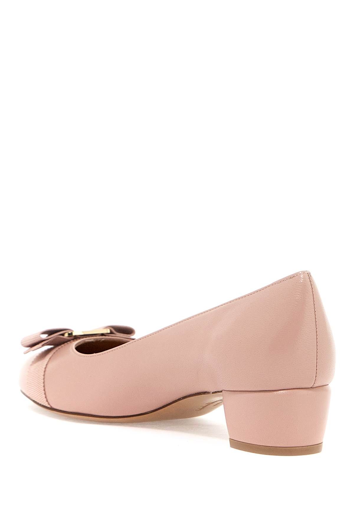 Shop Ferragamo "vara Bow Dé In Pink