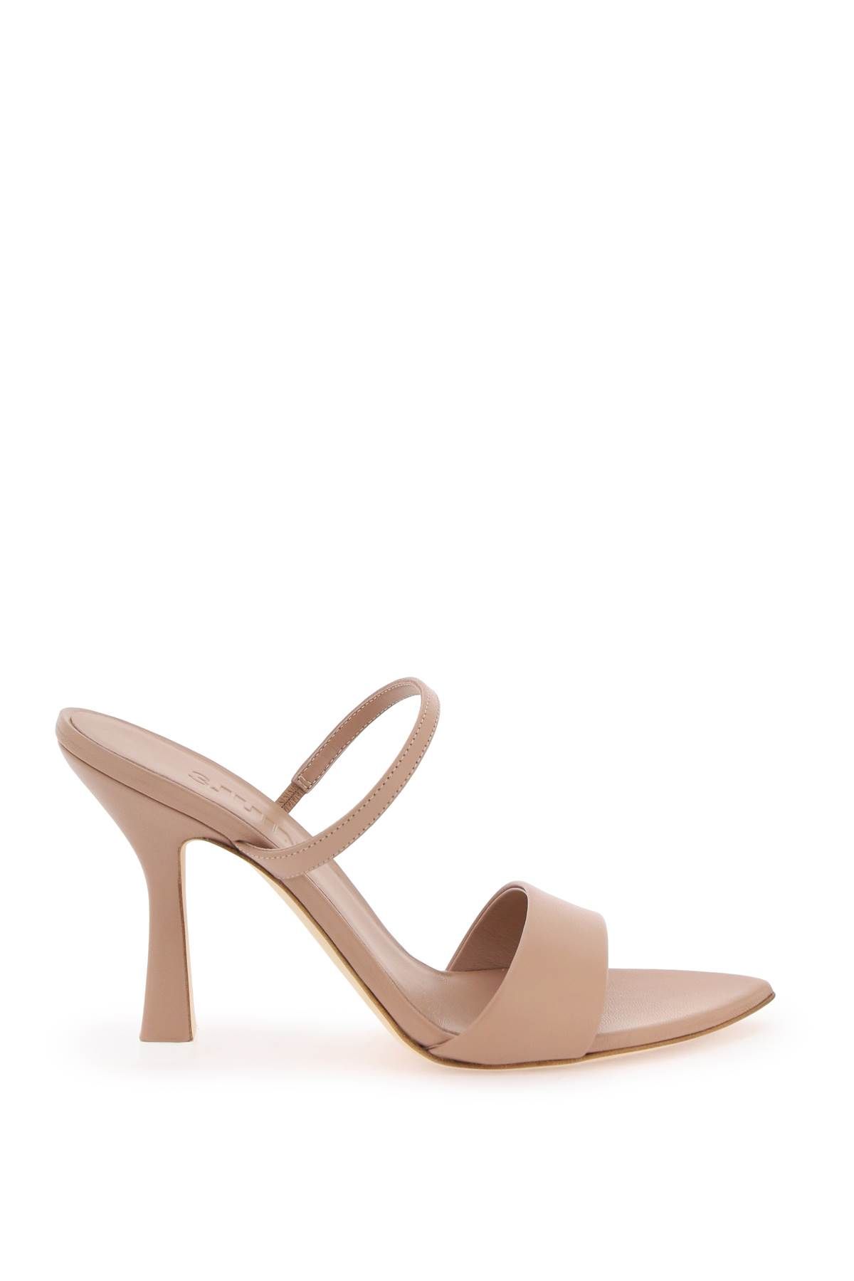 Shop 3juin Leda Leather Sandals For Women In Neutro