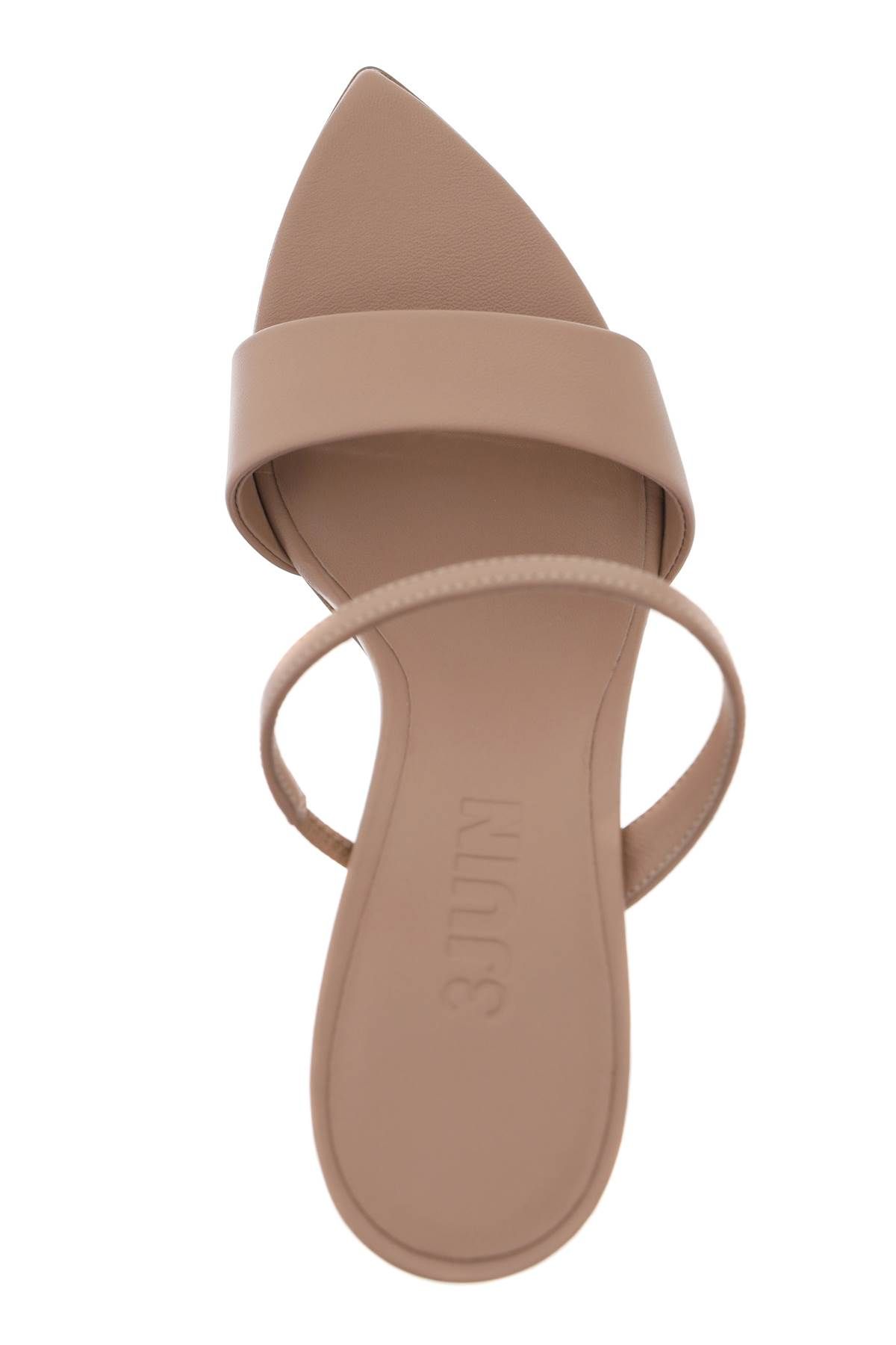 Shop 3juin Leda Leather Sandals For Women In Neutro