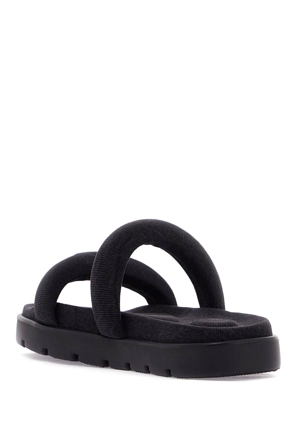 Shop Alexander Wang "denim Jay Slides In Black