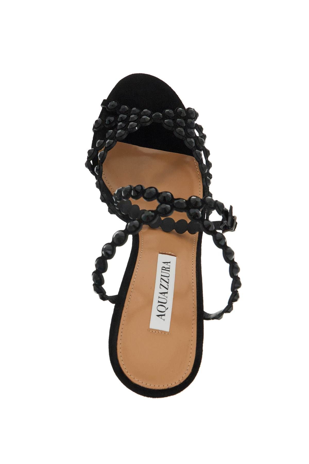 Shop Aquazzura Tequila 85 Sandals In Black