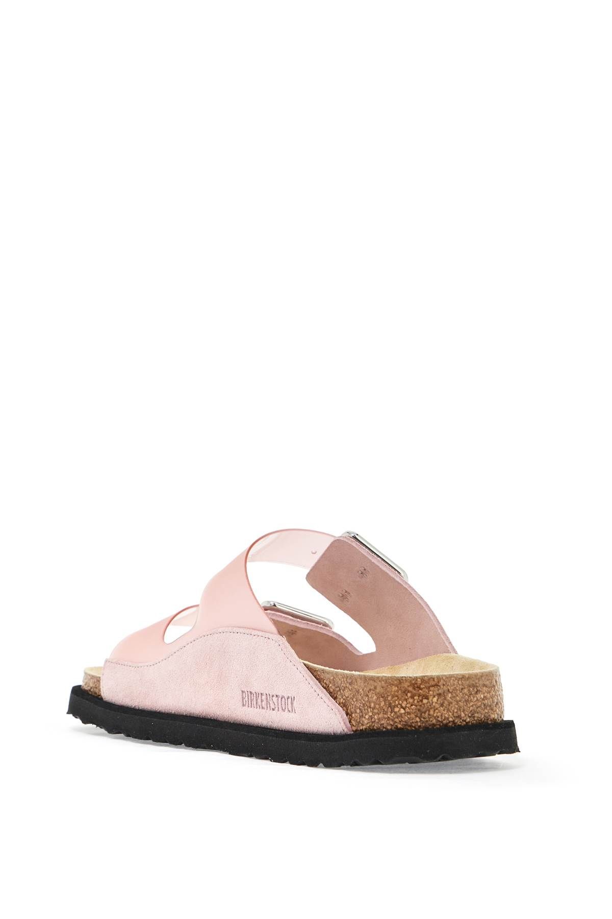 Shop Birkenstock 1774 Arizona Pvc Slide Sandals In Pink