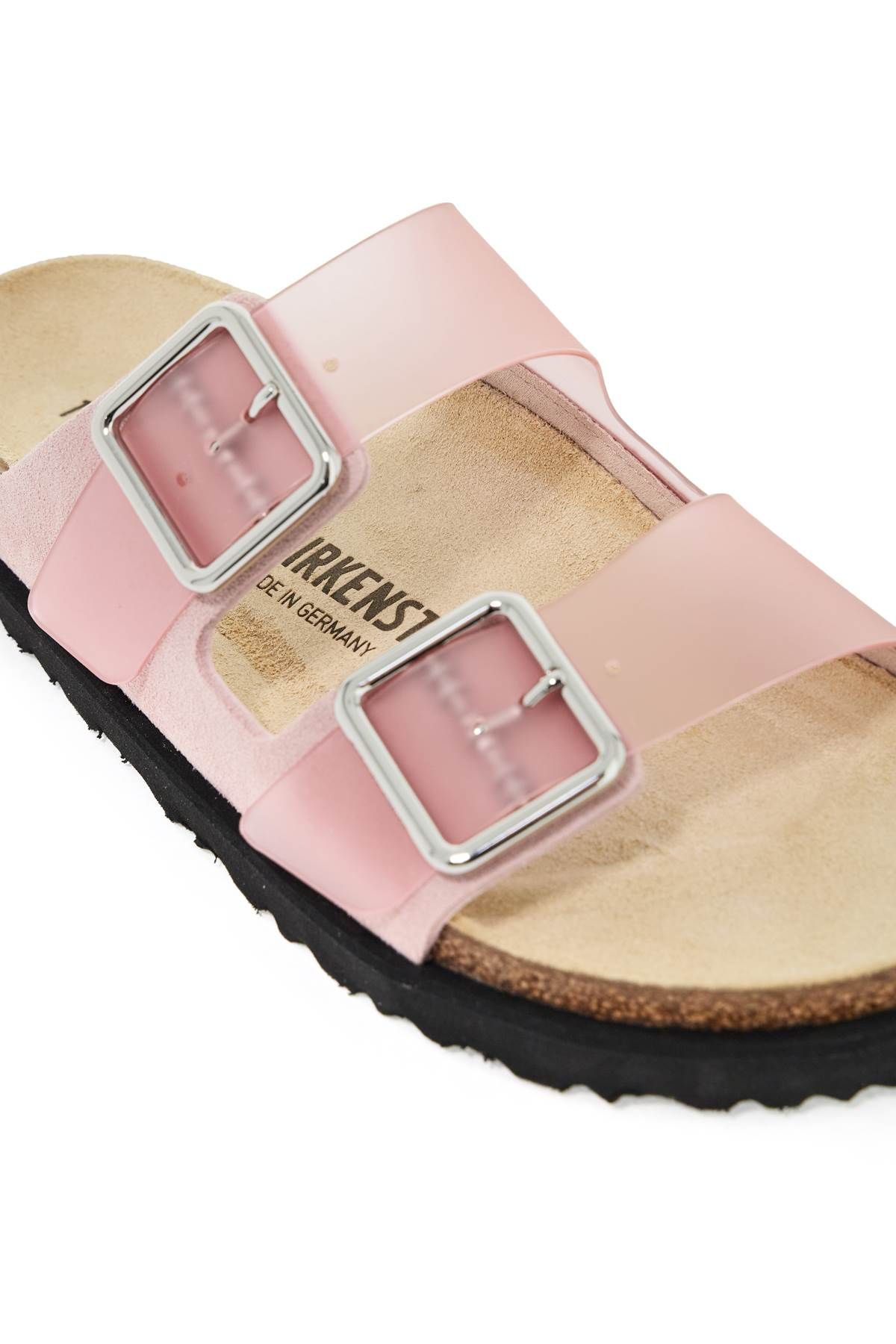 Shop Birkenstock 1774 Arizona Pvc Slide Sandals In Pink