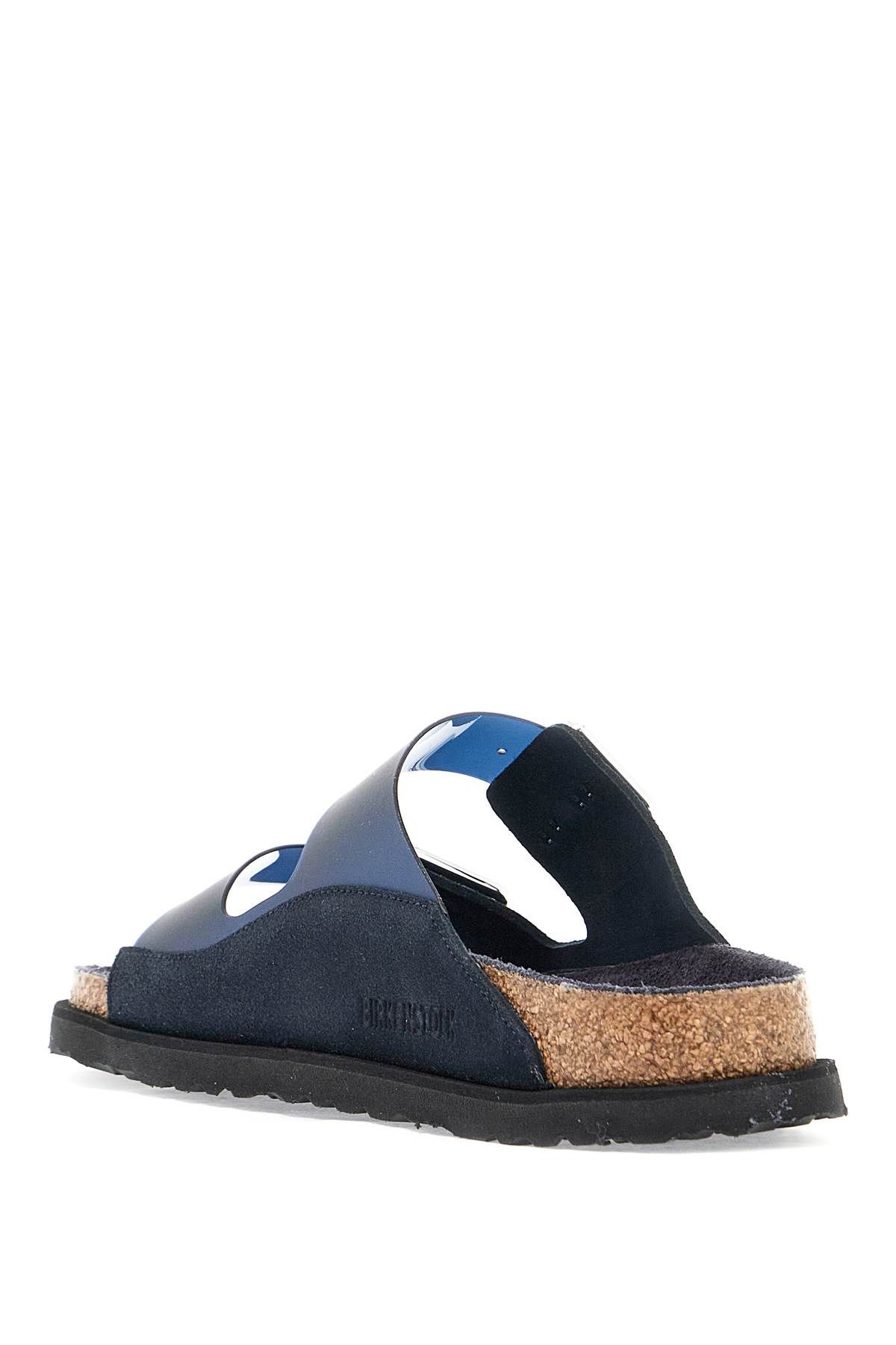 Shop Birkenstock 1774 Arizona Pvc Slide Sandals In Blue