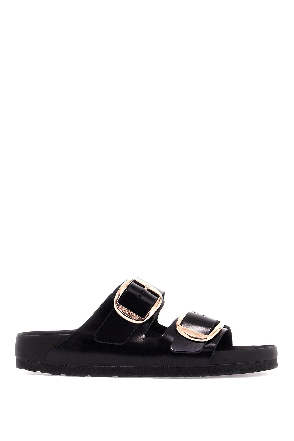 Shop Birkenstock 'arizona Big Buckle Slide In Black