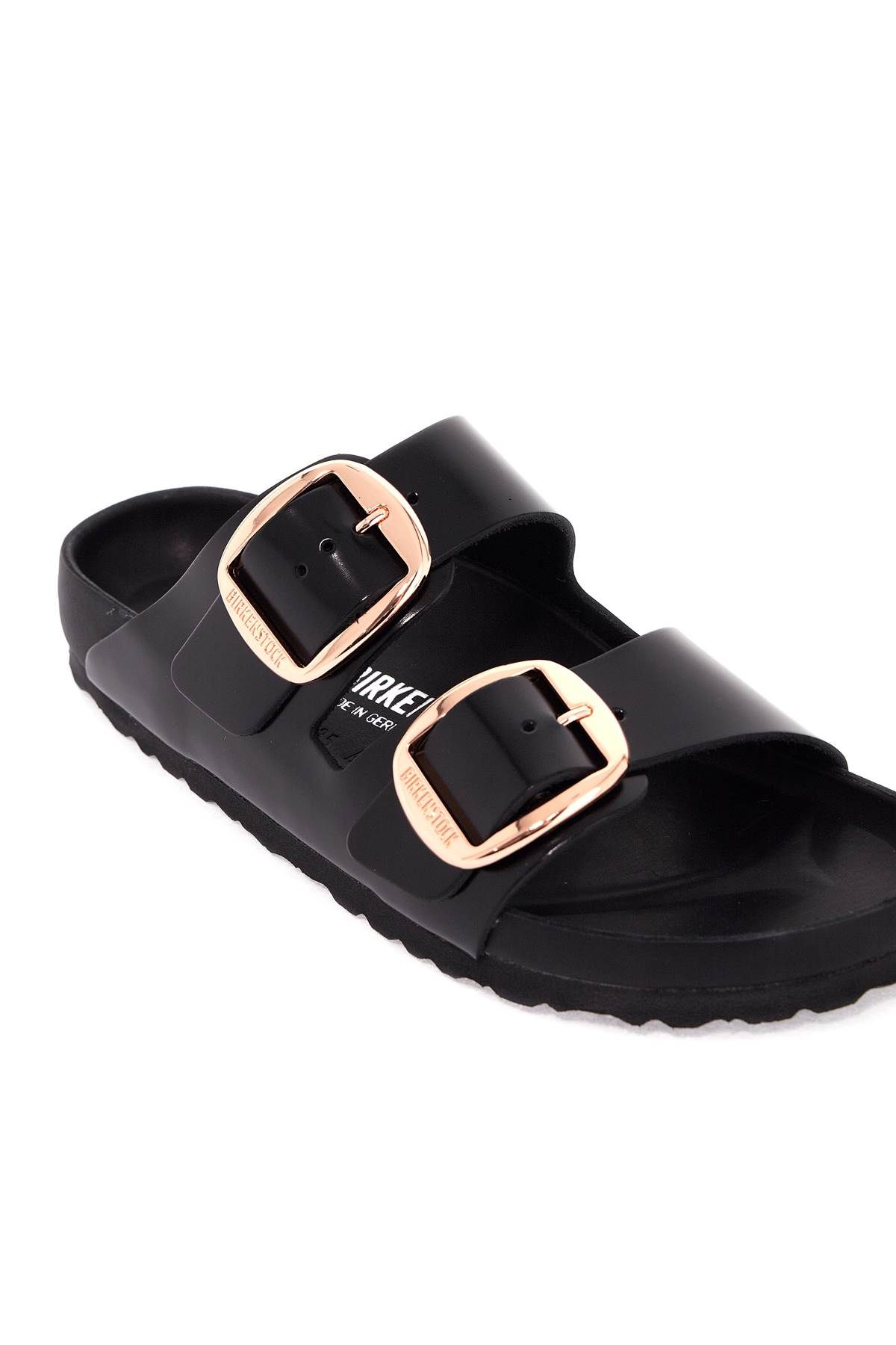 Shop Birkenstock 'arizona Big Buckle Slide In Black