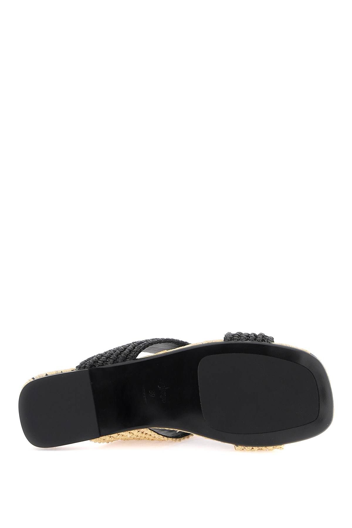 Shop Castaã±er Prado Slide Sand In Beige,black