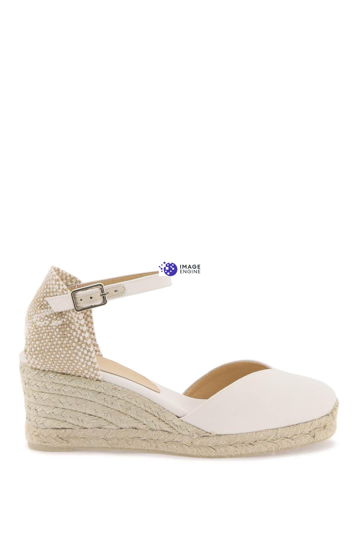 Castaã±er Chiarita Wedge-heel Espadrilles In White,beige