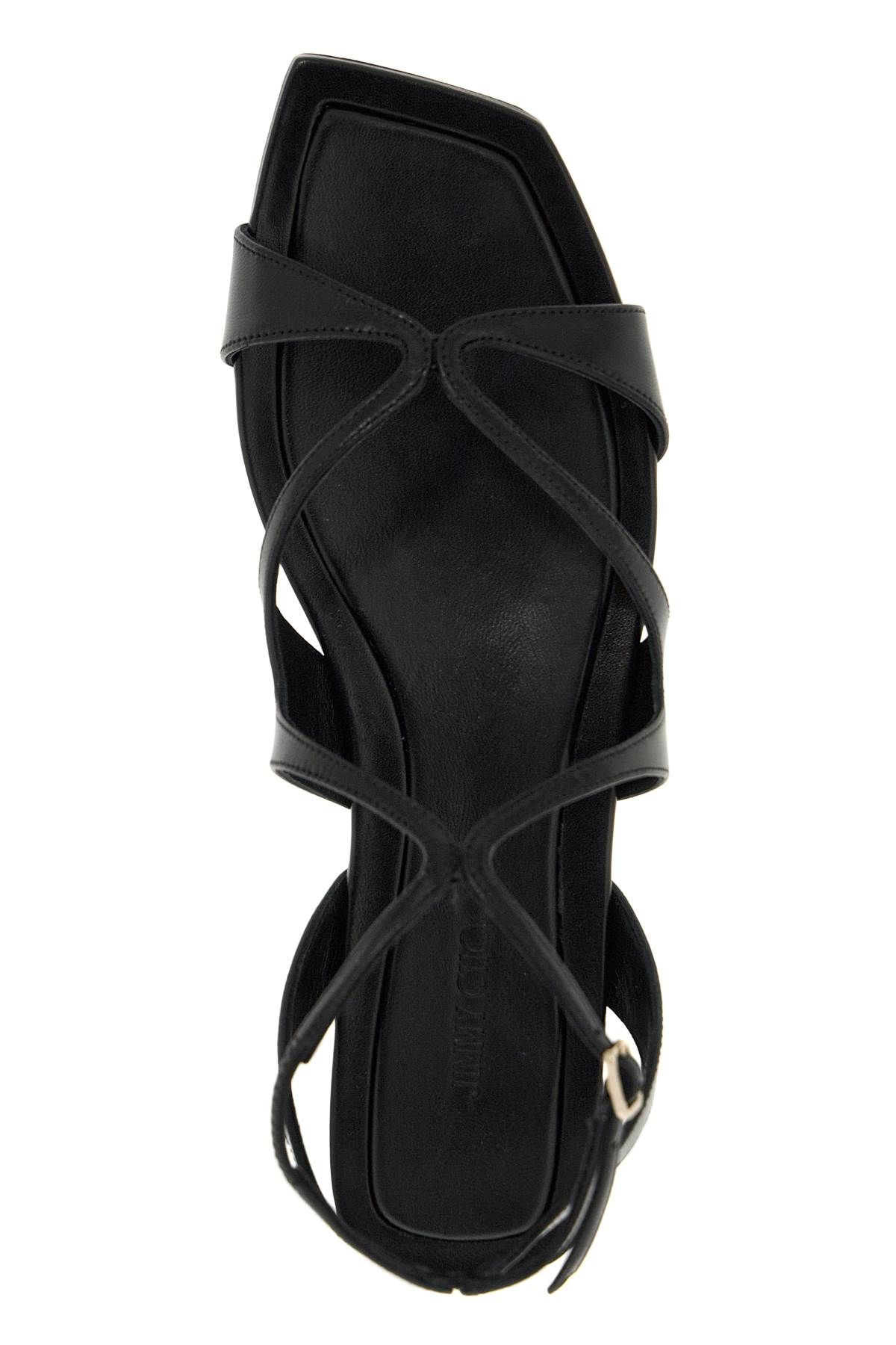 Shop Jimmy Choo Ayla Flat Sandals In Black