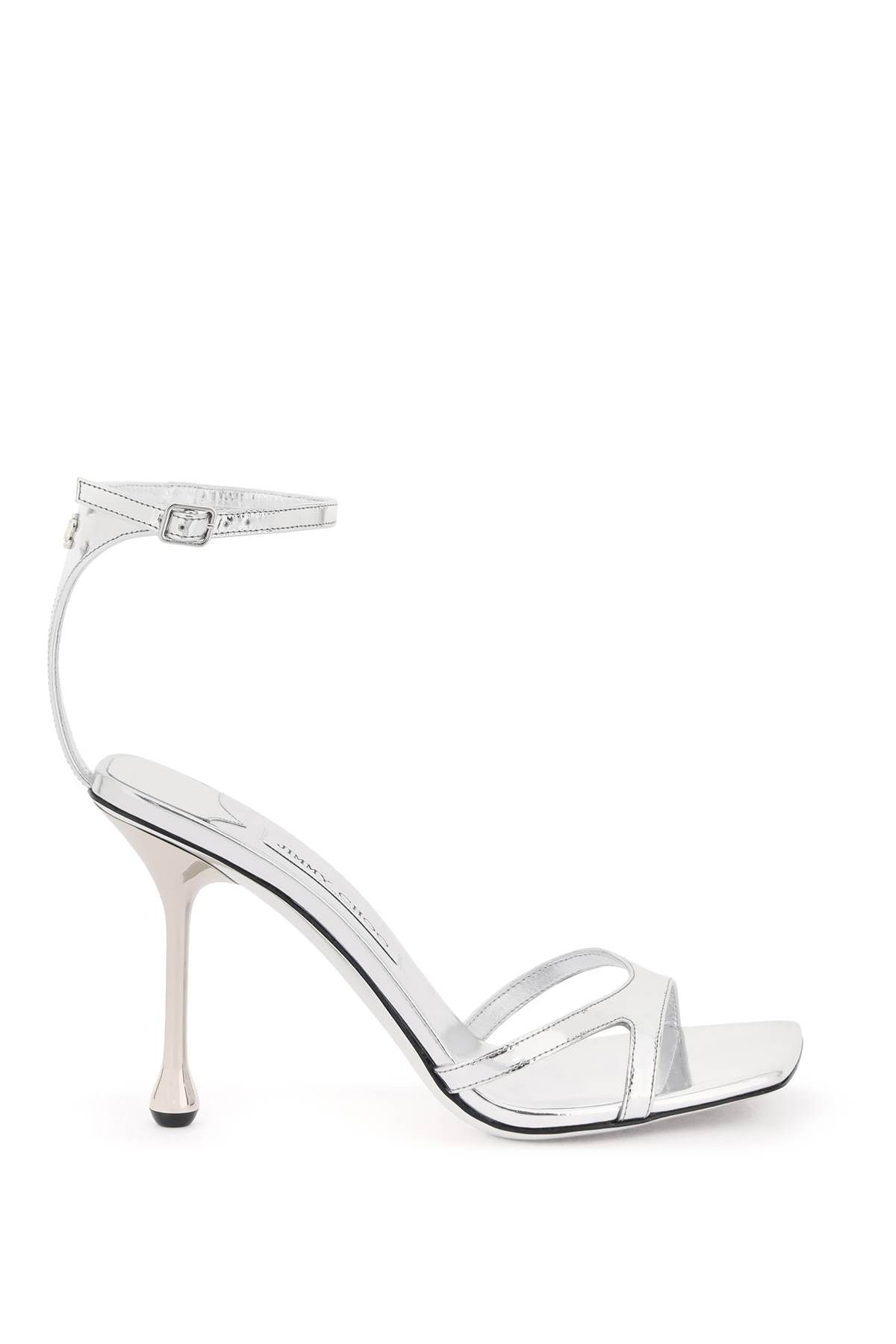 Shop Jimmy Choo Ixia Sandals In Silver