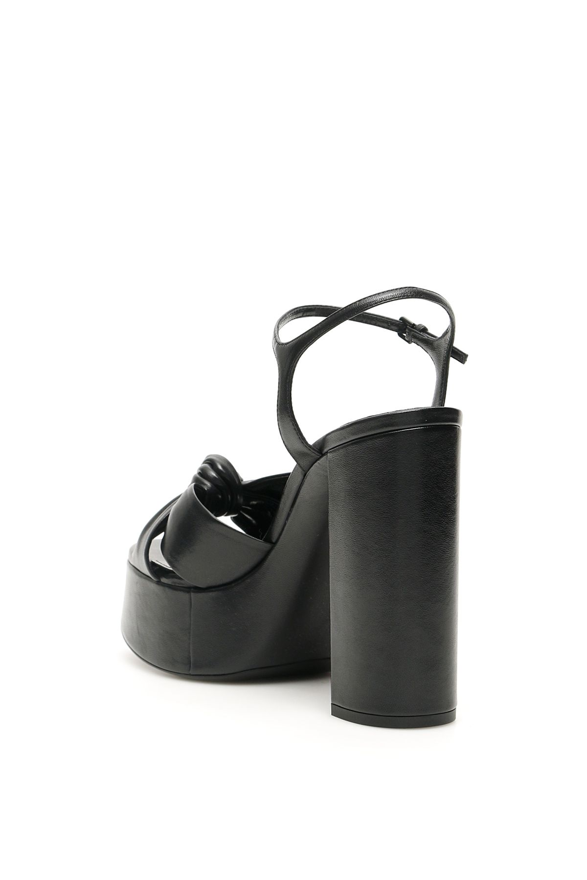 Shop Saint Laurent Bianca Sandals In Black