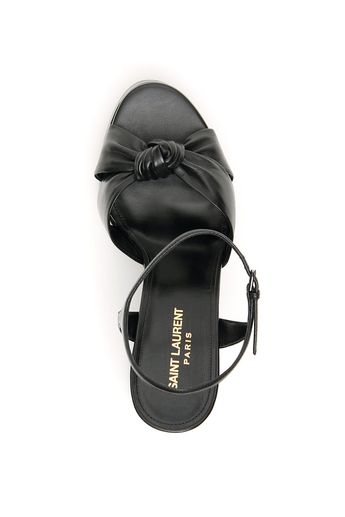 Shop Saint Laurent Bianca Sandals In Black