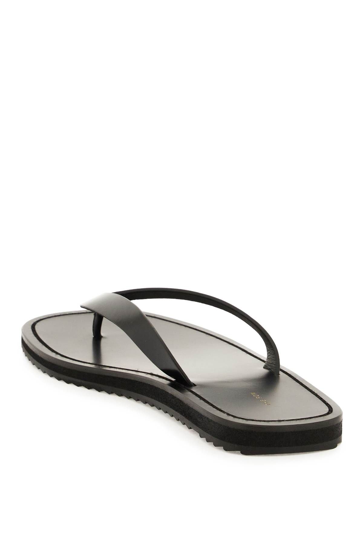 Shop The Row City Thong Slides In Black