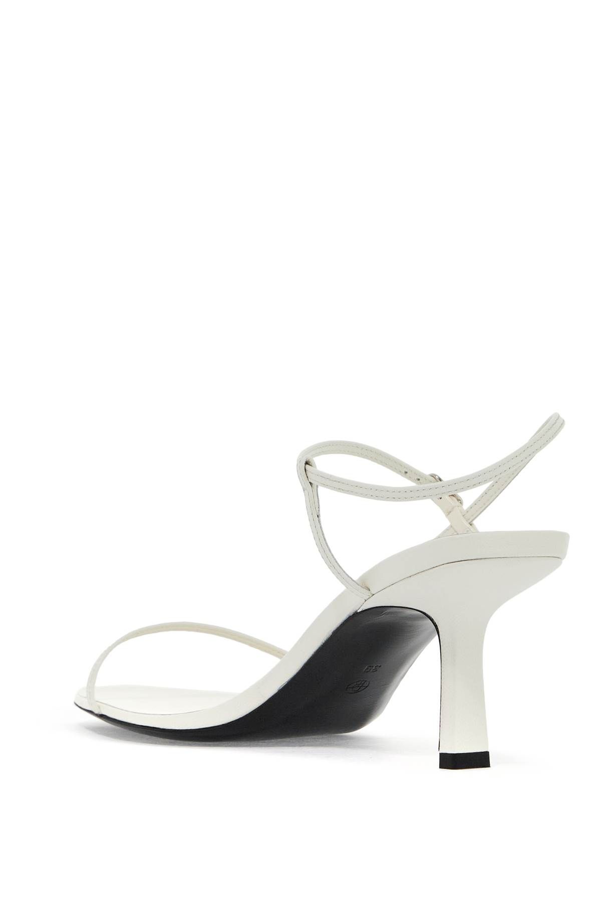 Shop The Row Leather Bare Sandals In White