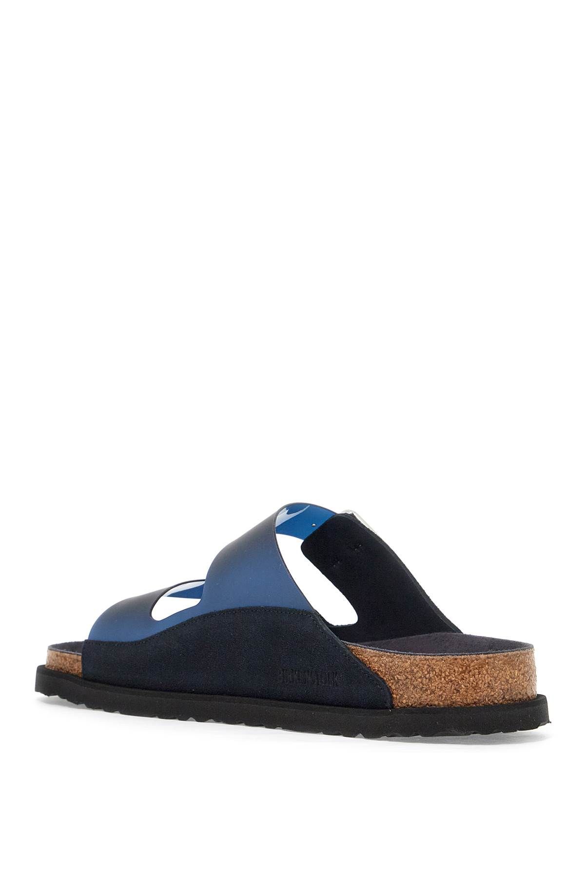 Shop Birkenstock 1774 Arizona Pvc Slide Sandals In Blue