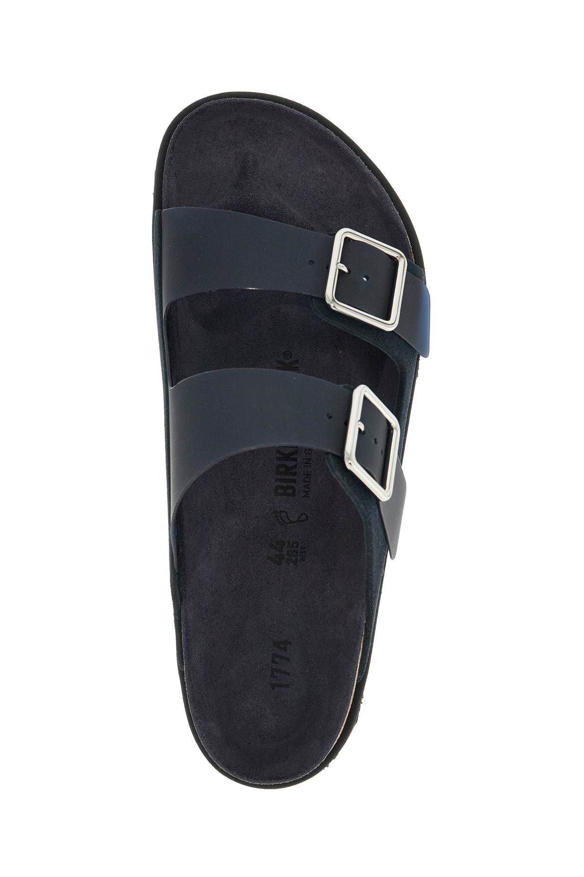 Shop Birkenstock 1774 Arizona Pvc Slide Sandals In Blue