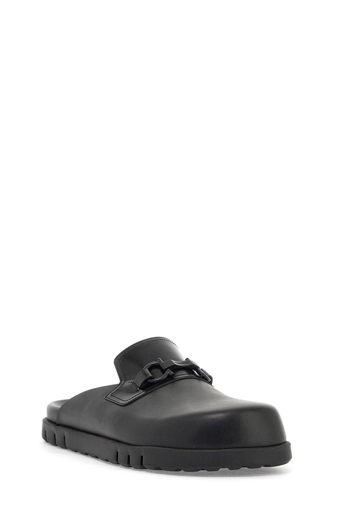 Shop Ferragamo "gancini Ornamented In Black